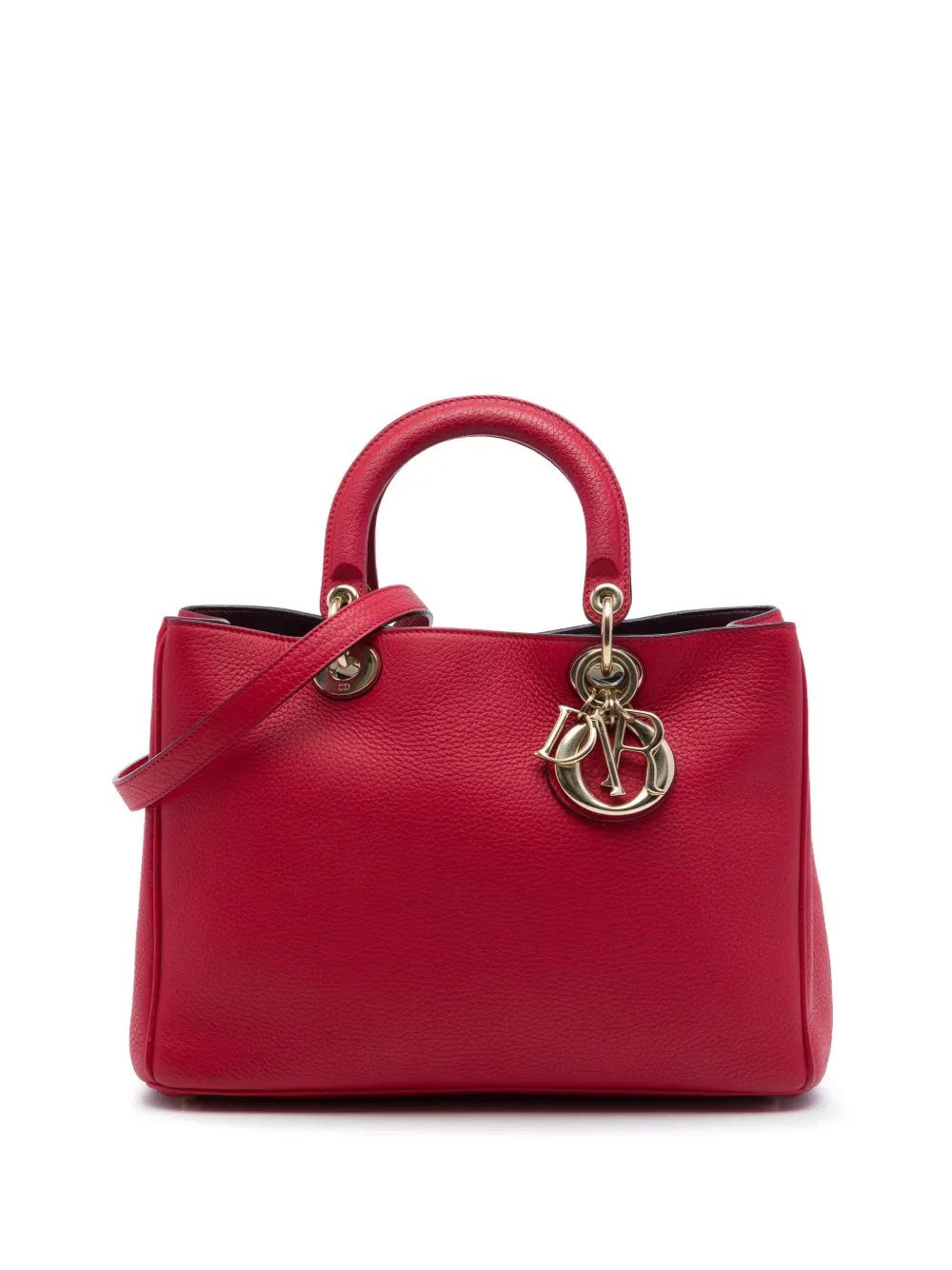 2013 Medium Pebbled Calfskin Diorissimo satchel