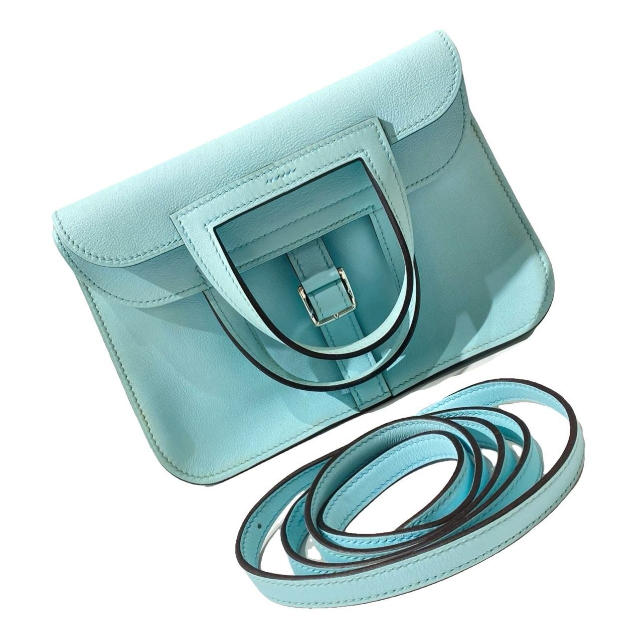 Halzan leather handbag