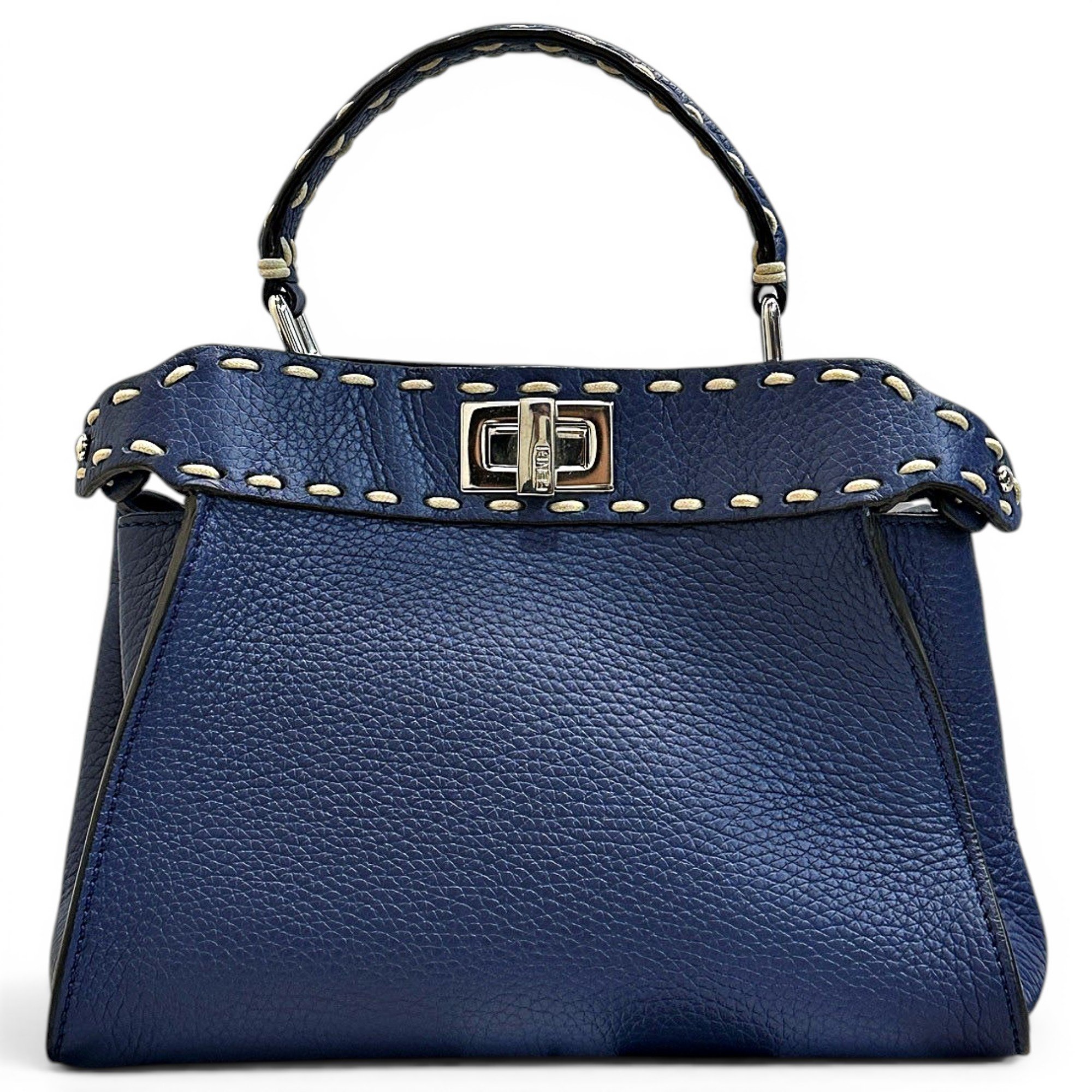 Peekaboo leather handbag