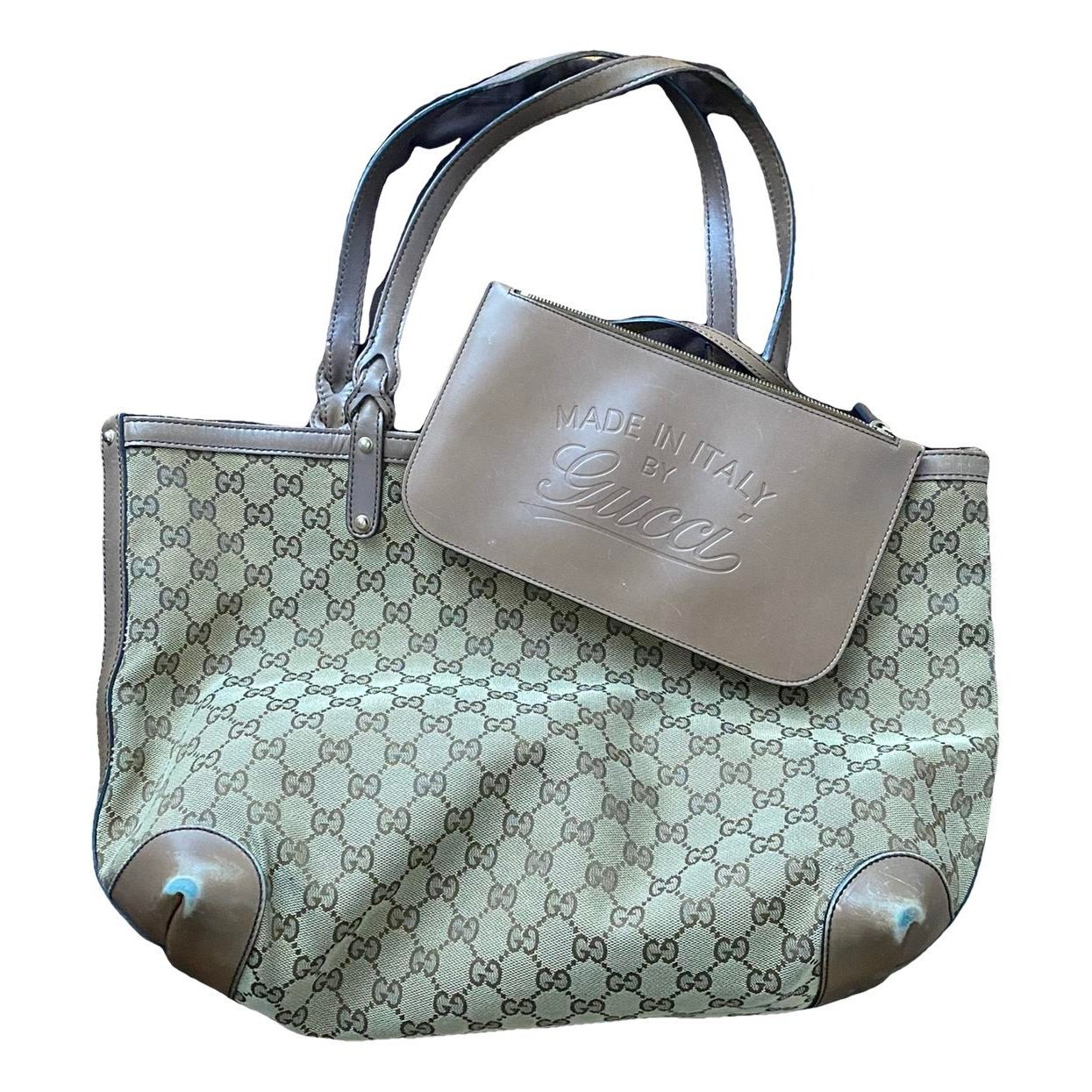 Leather tote
