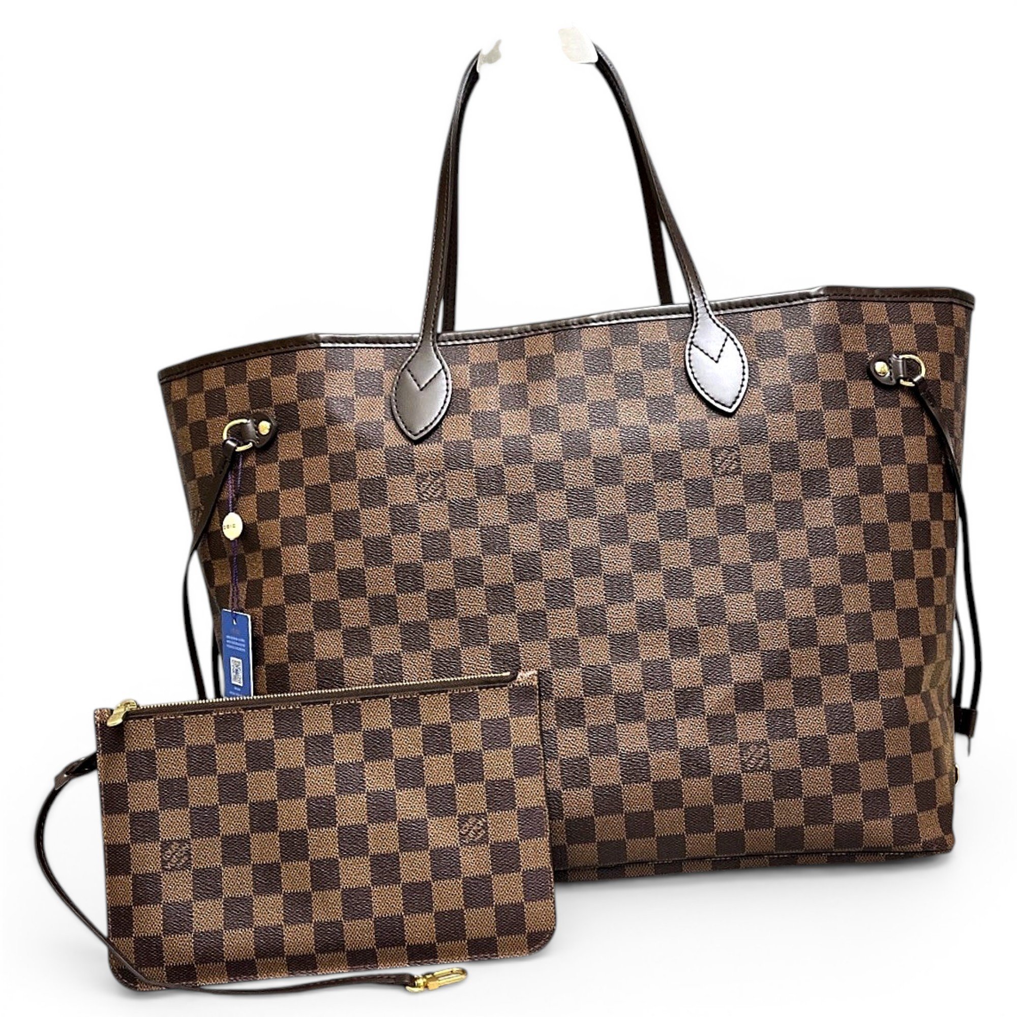 Neverfull leather tote
