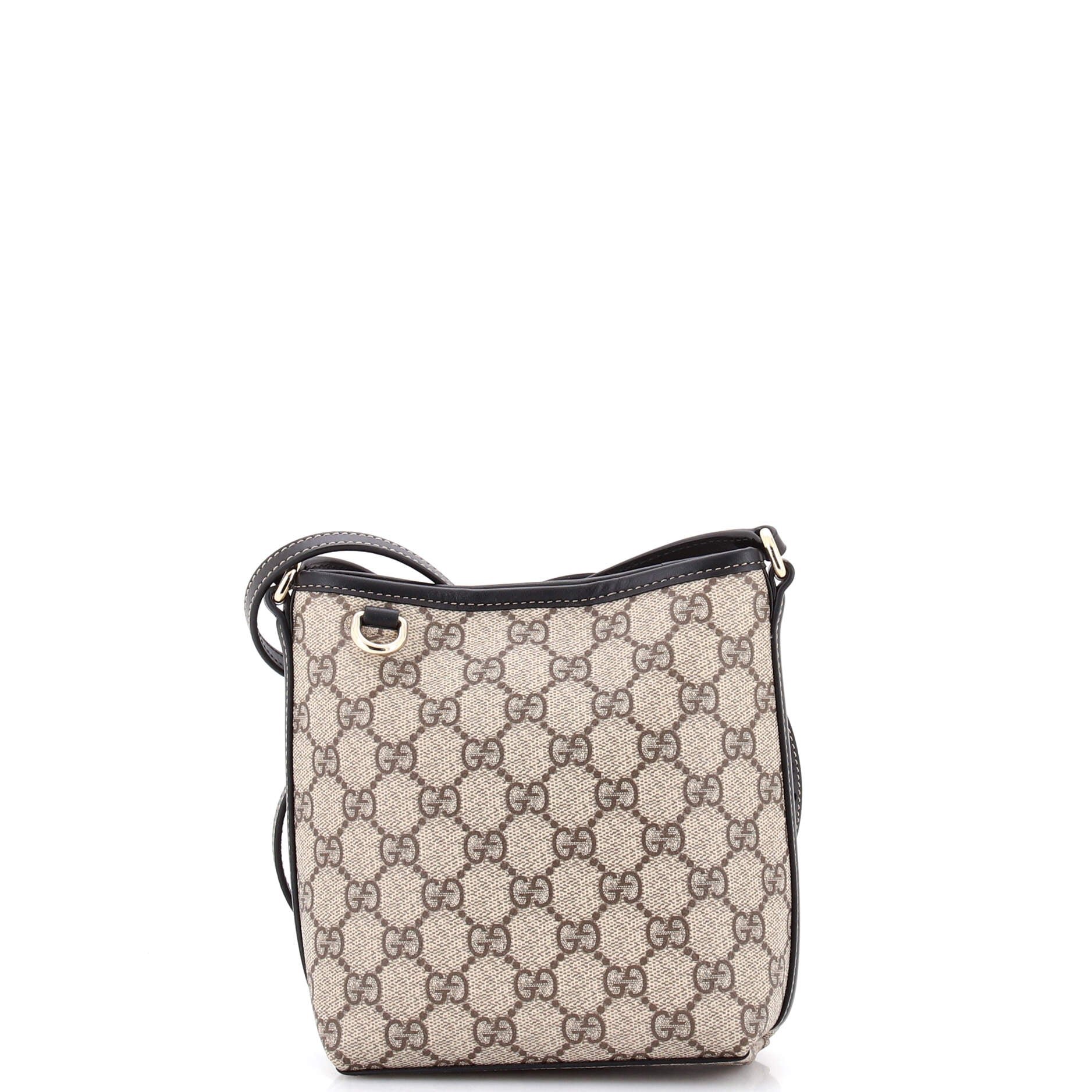 GG Emblem Bucket Bag GG Coated Canvas Small