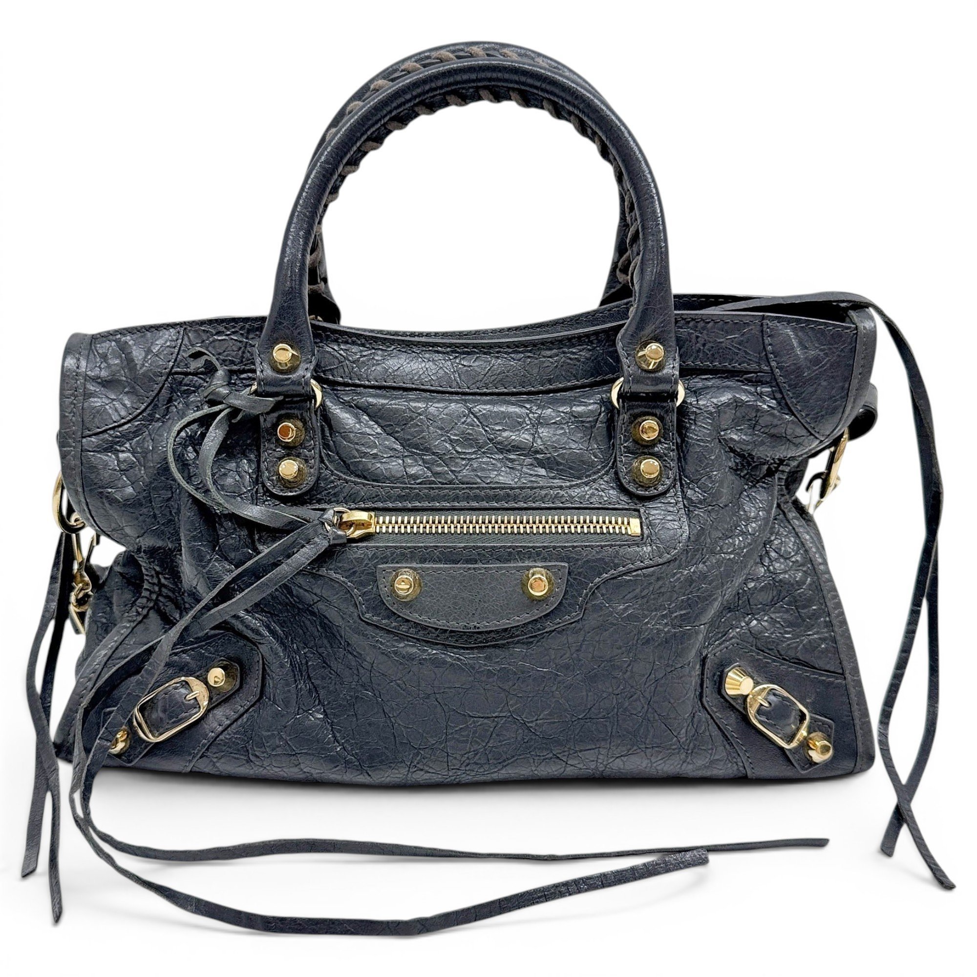 City leather mini bag
