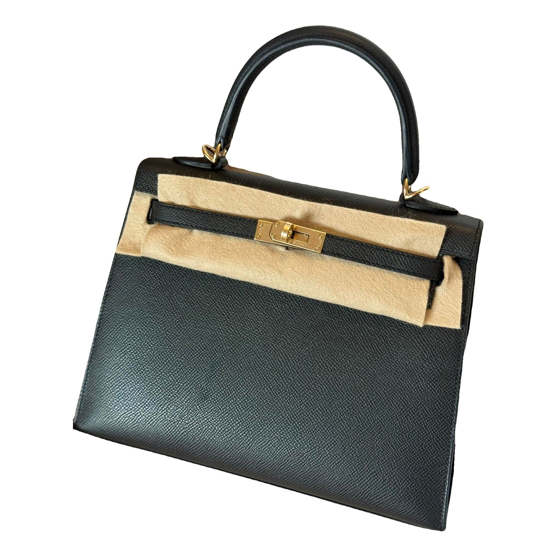 Kelly 25 leather handbag