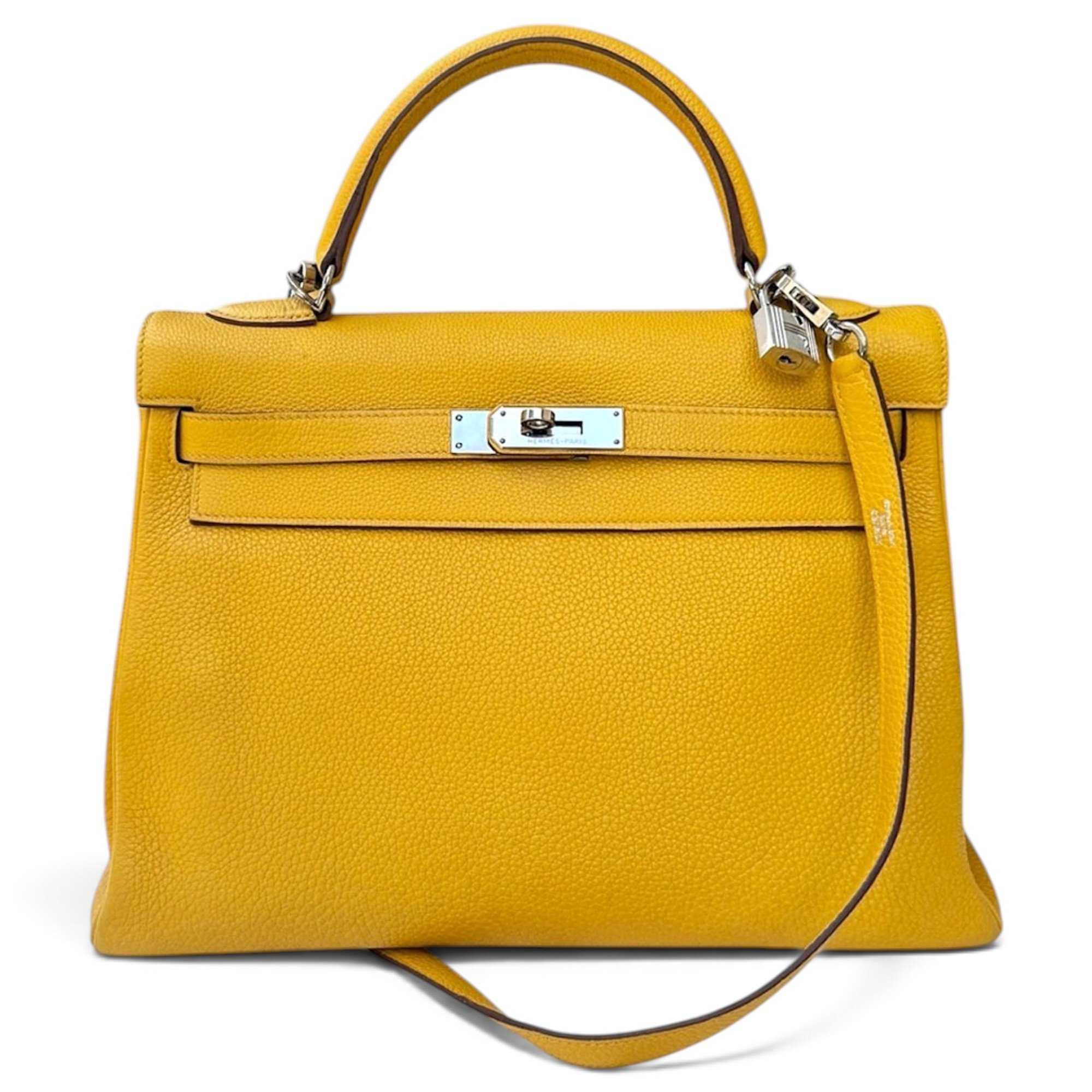 Kelly 32 leather handbag
