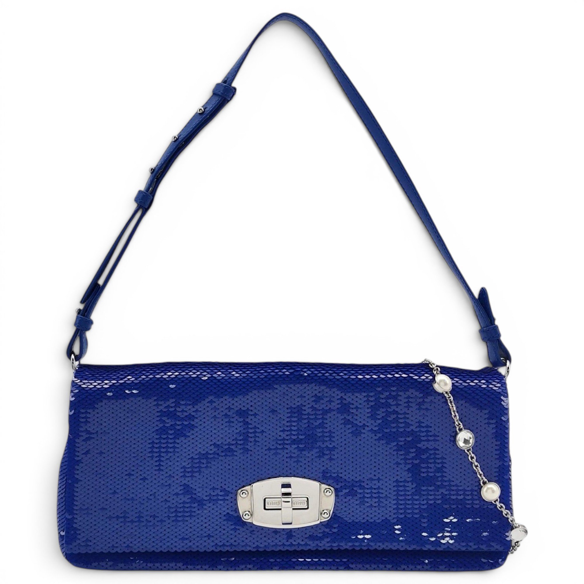 Miu Crystal glitter handbag