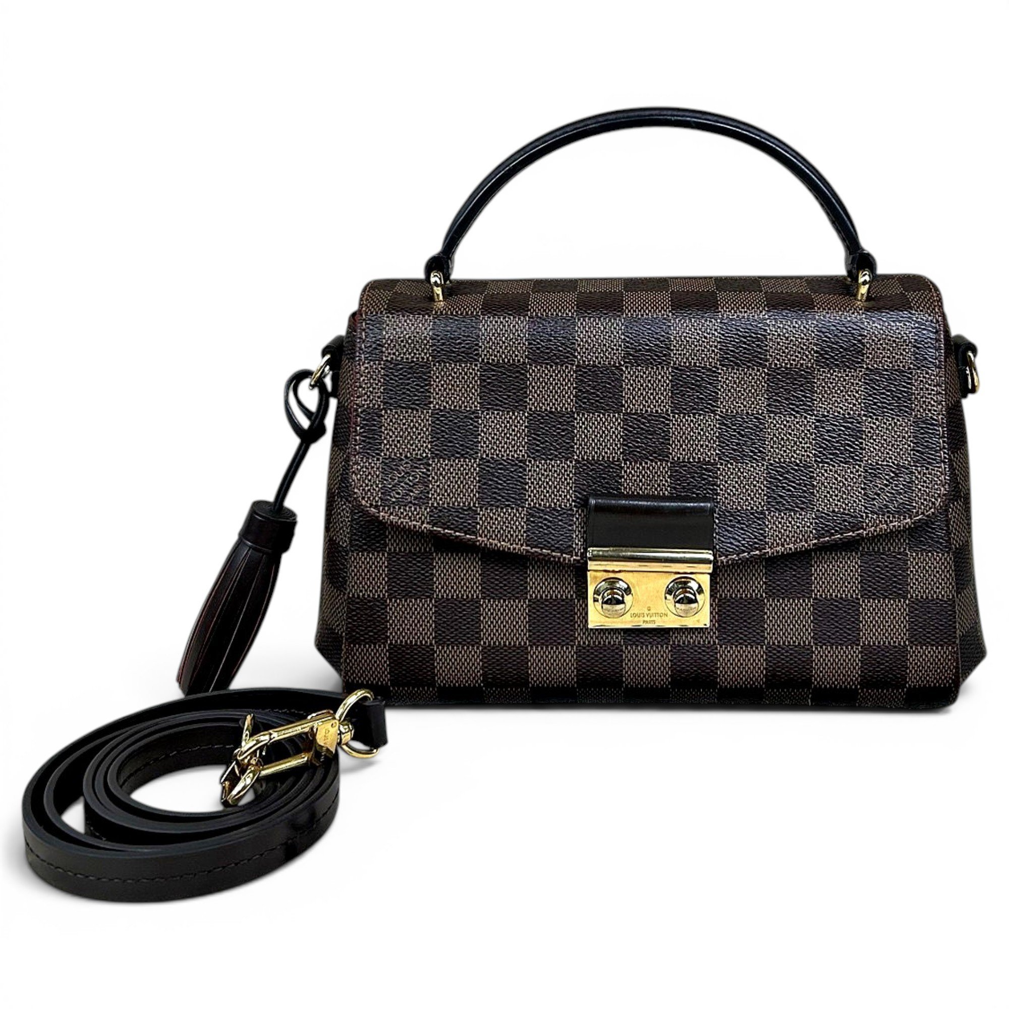 Croisette leather handbag