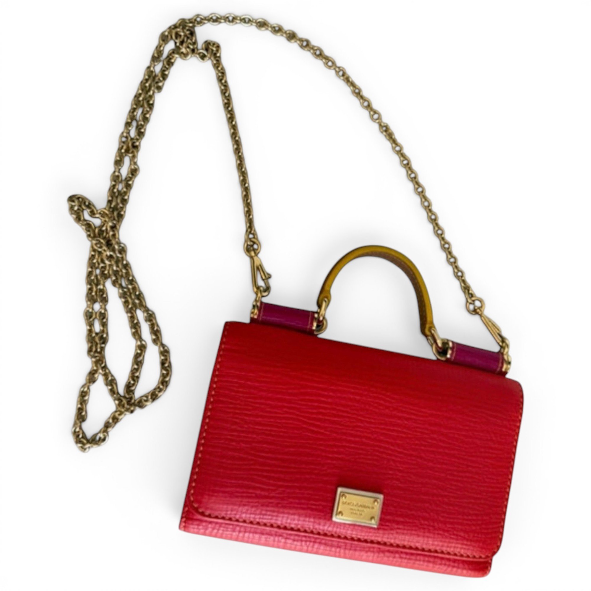Dolce & Gabbana Sicily leather crossbody bag