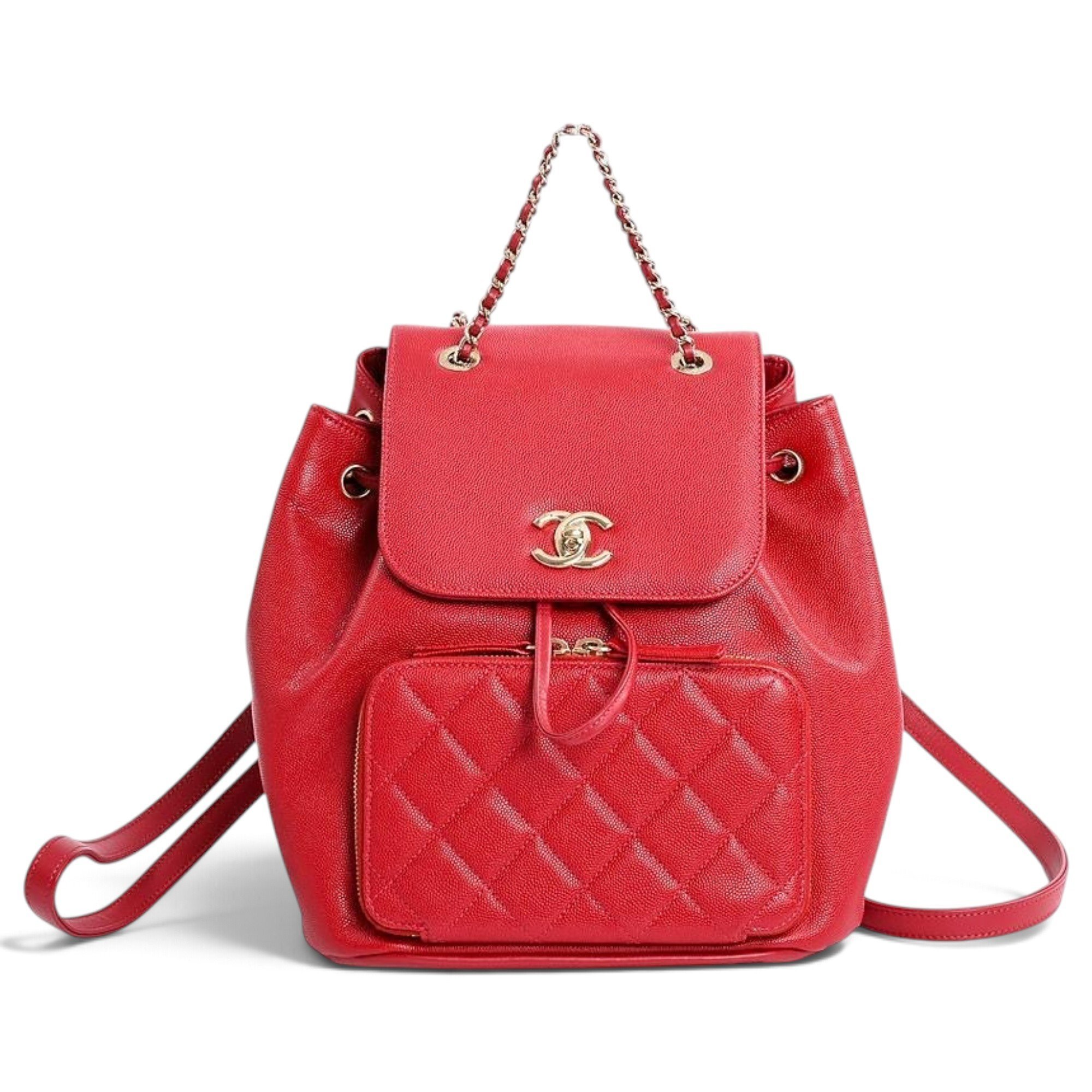 Leather backpack