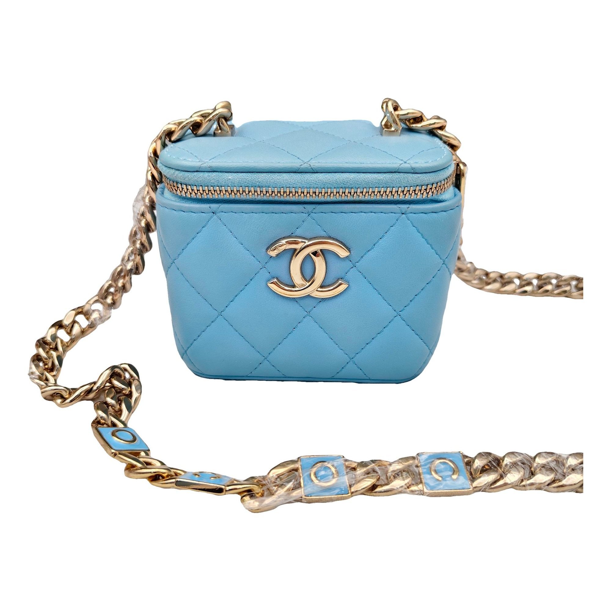 Trendy CC Vanity leather handbag