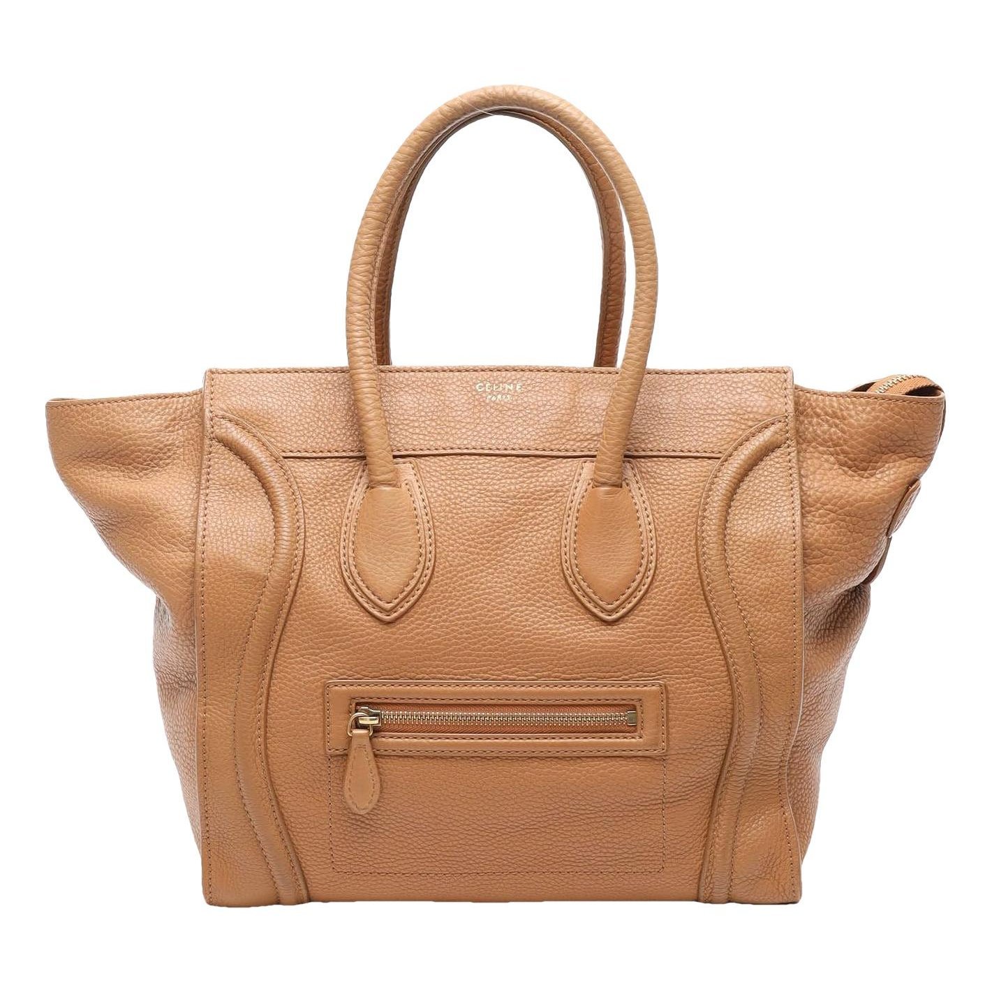 Luggage leather handbag