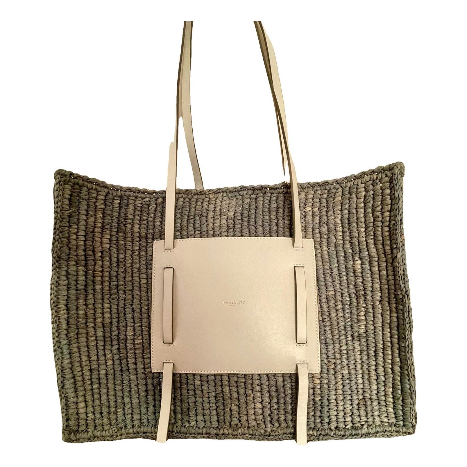 Leather tote