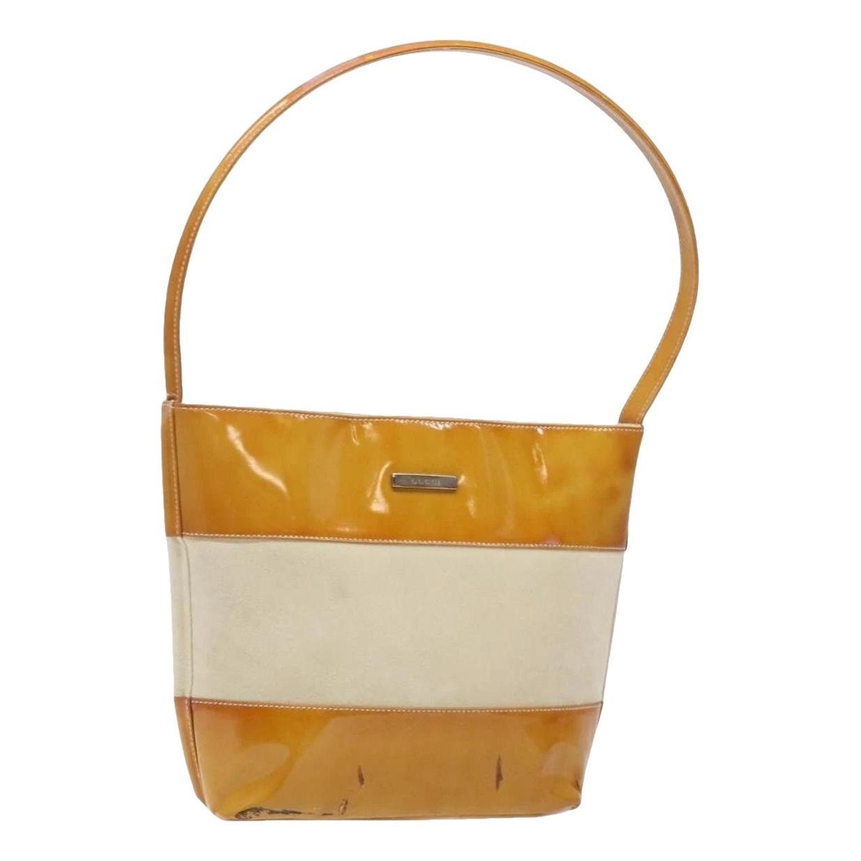Patent leather handbag