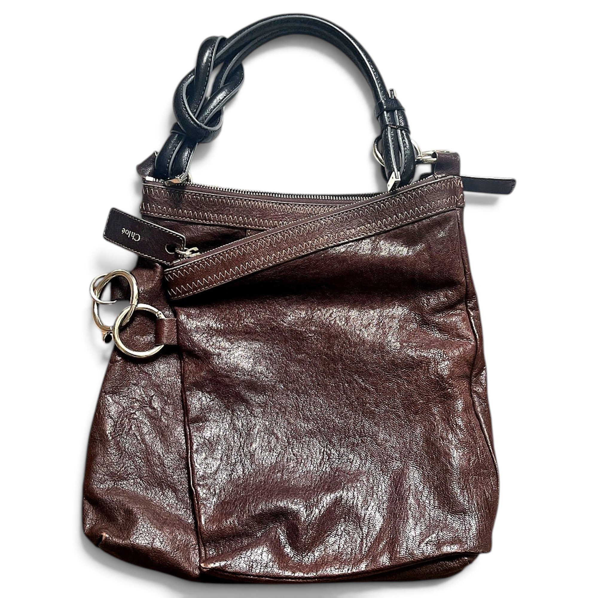Leather handbag