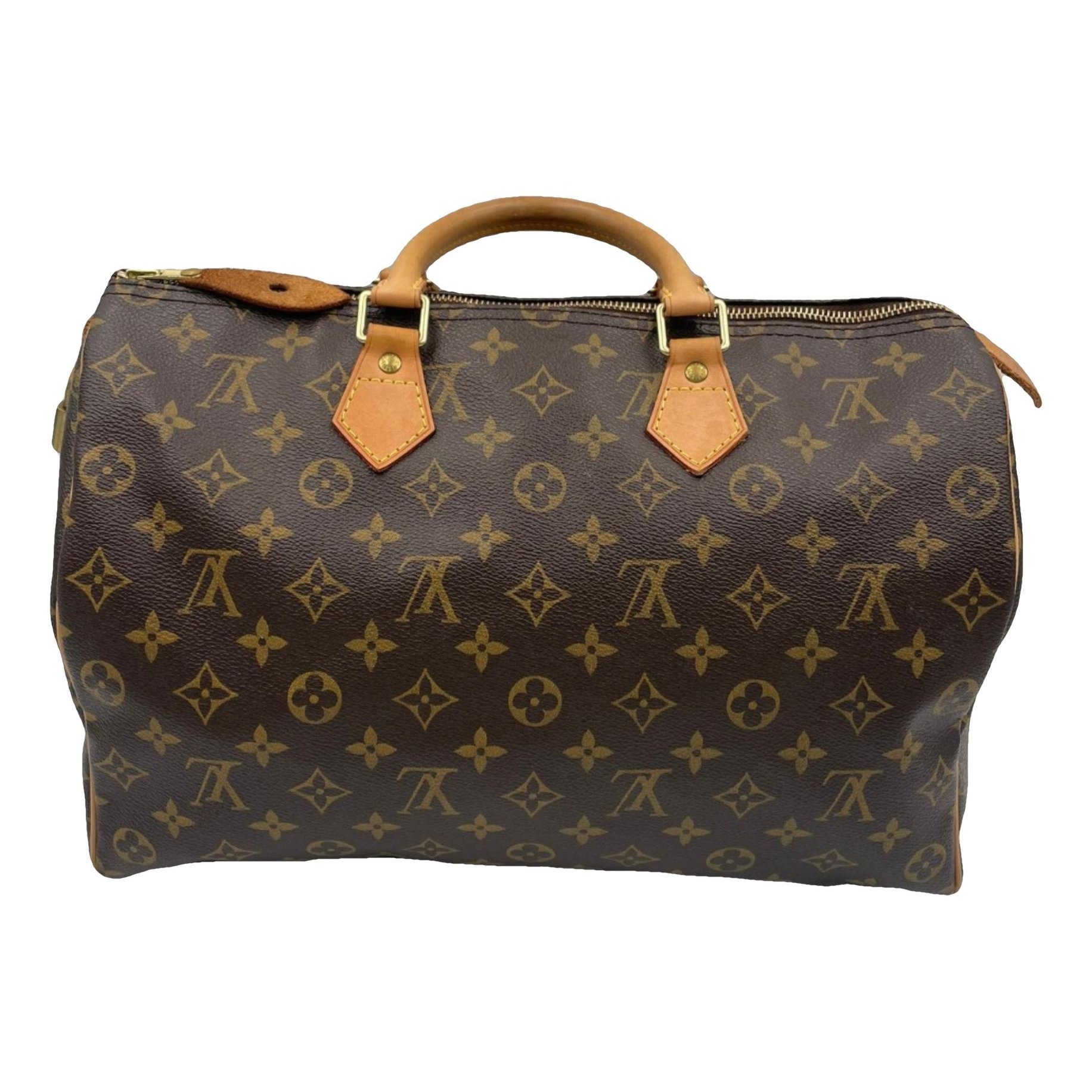 Speedy leather handbag