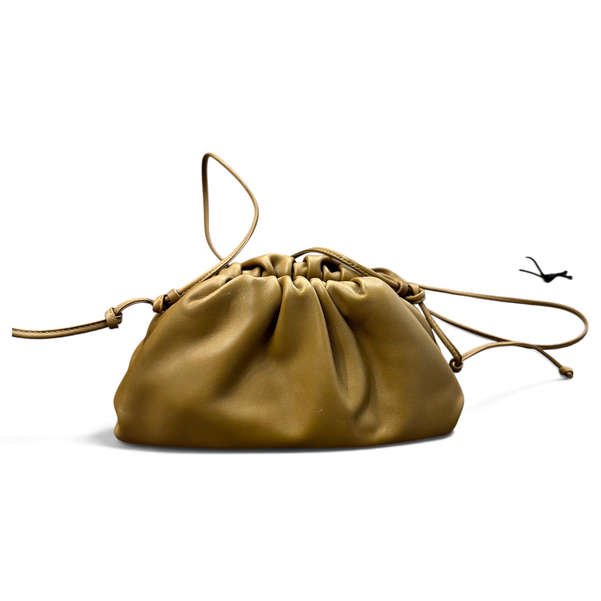 Pouch leather crossbody bag