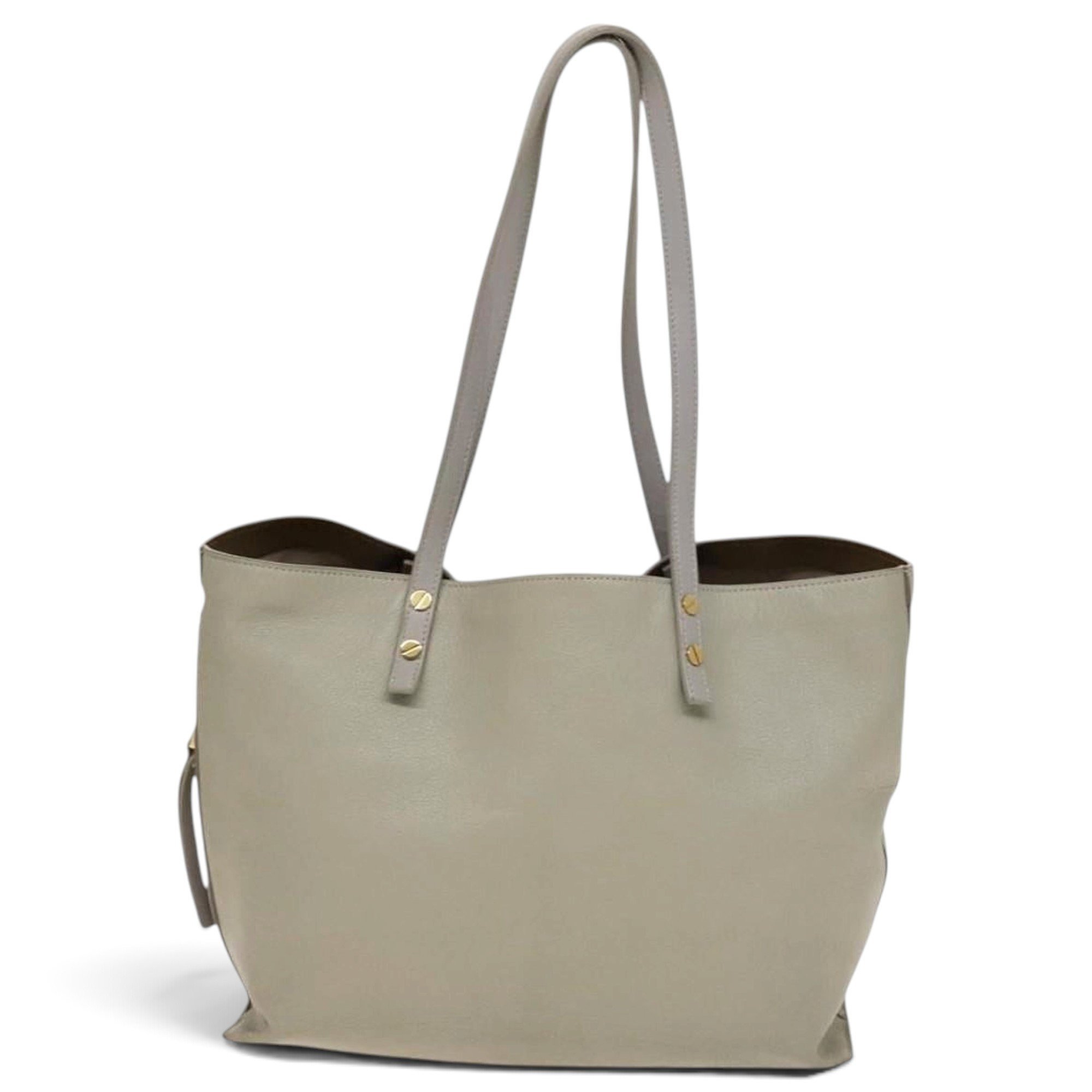 Leather tote