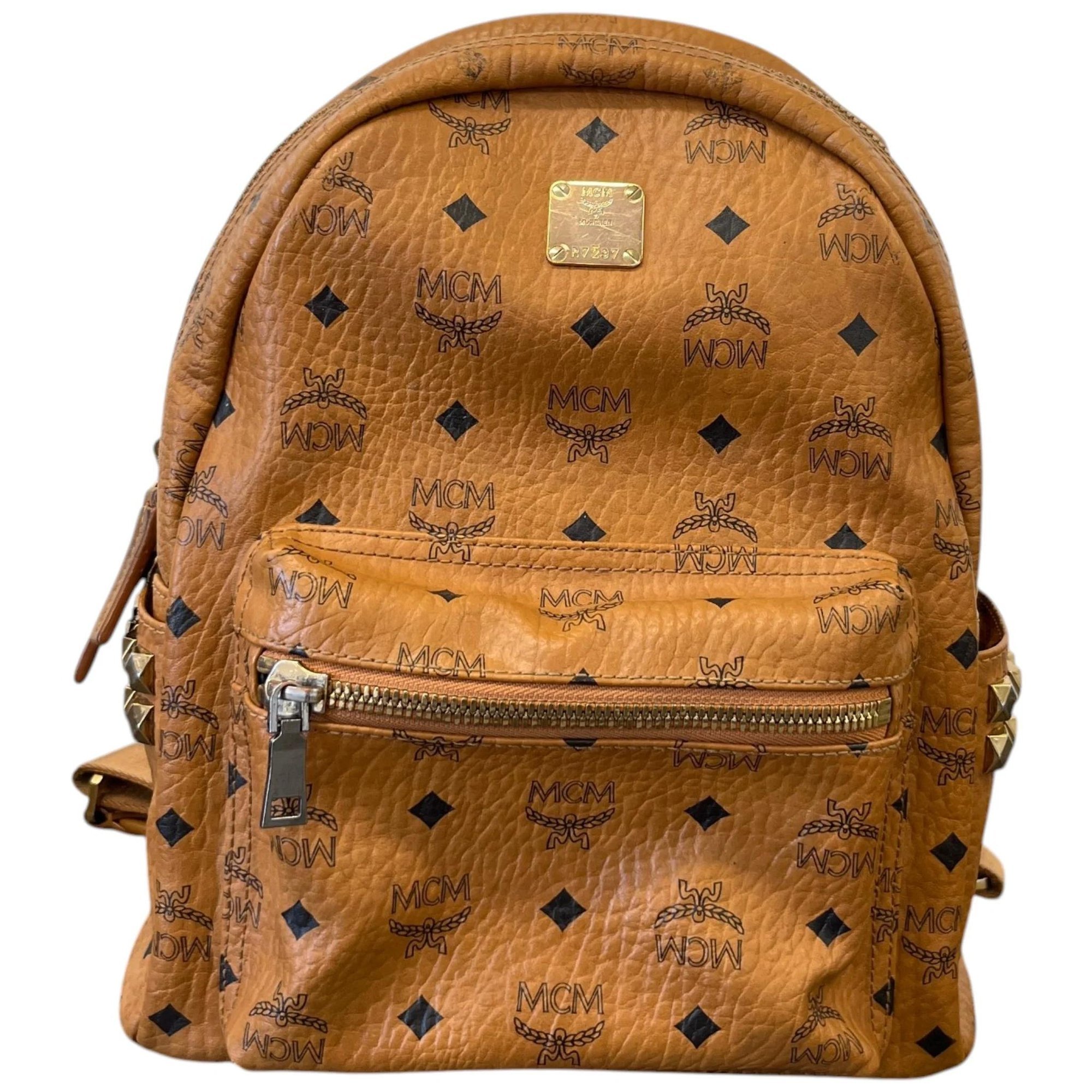 Stark leather backpack