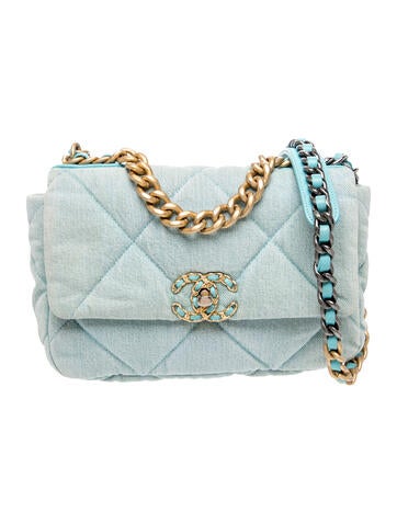 Medium Denim 19 Flap Bag