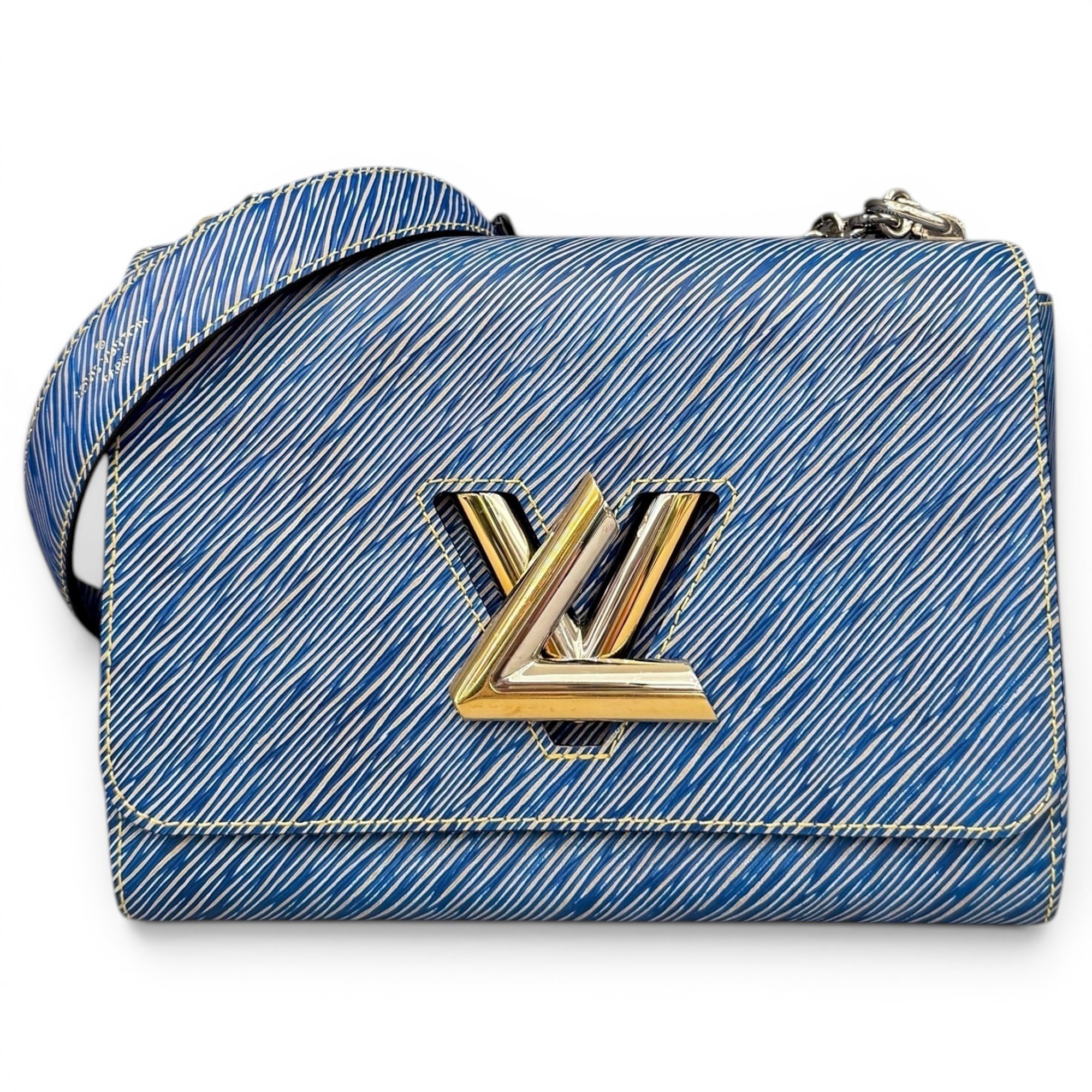 Twist pony-style calfskin handbag