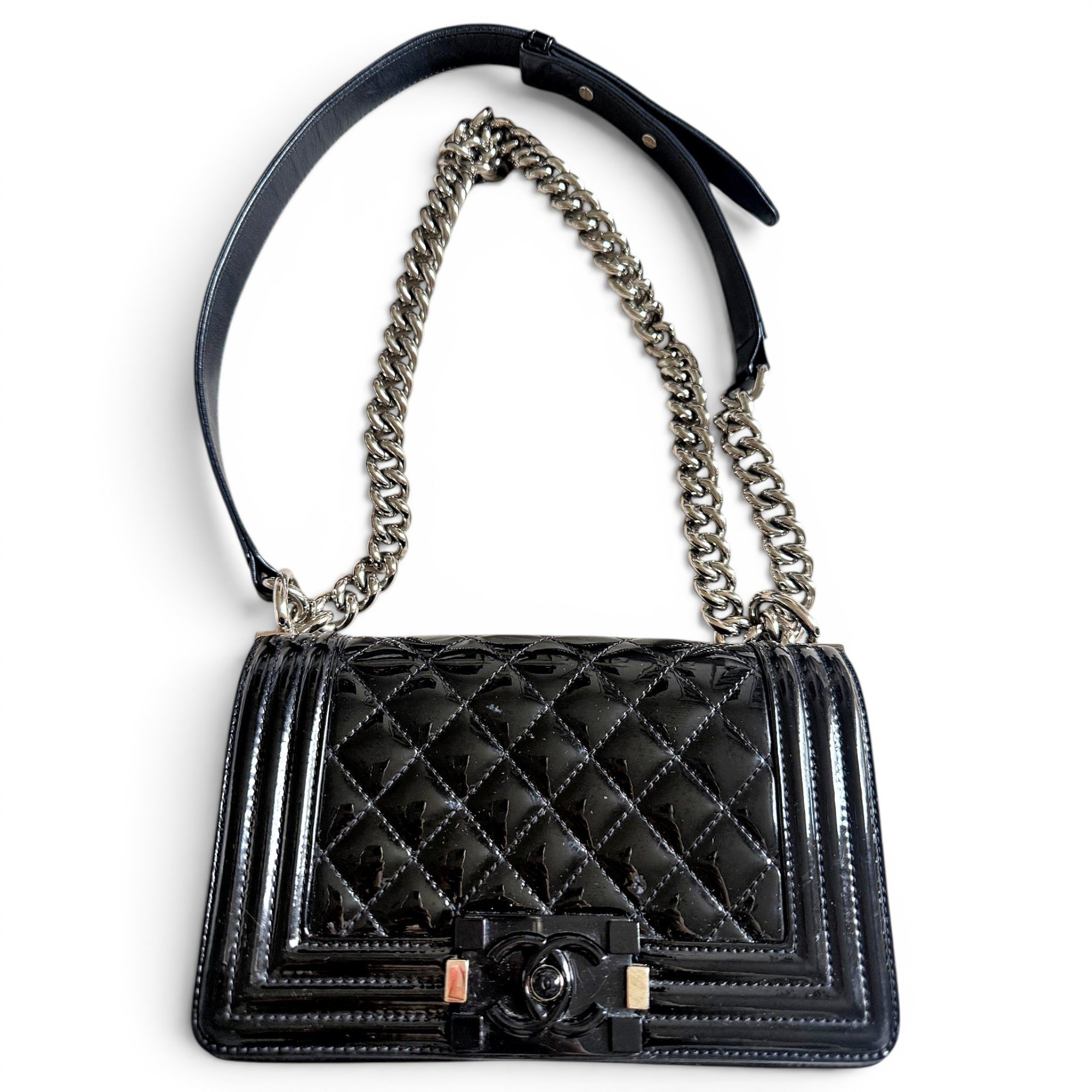 Boy leather crossbody bag