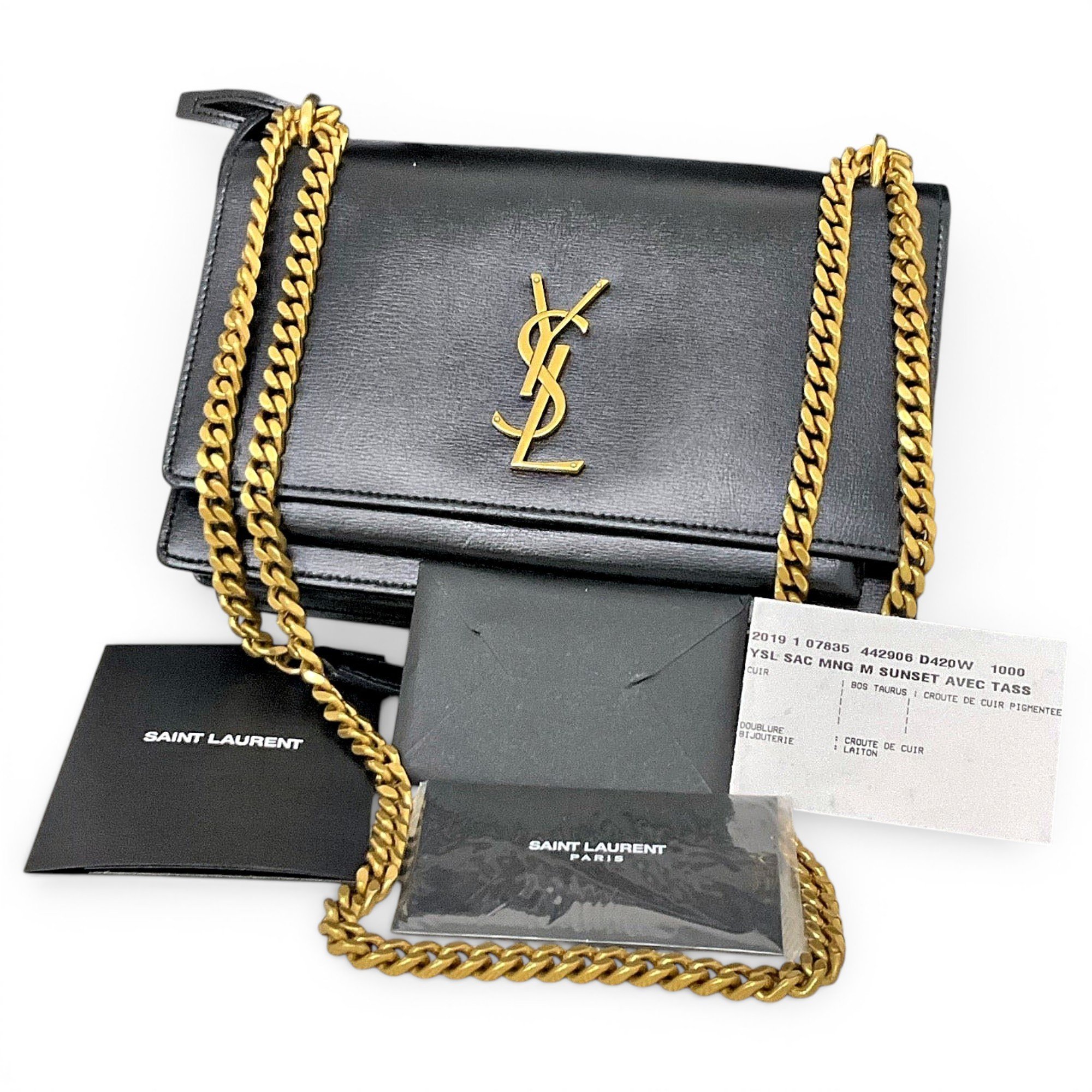 Saint Laurent Sunset leather handbag