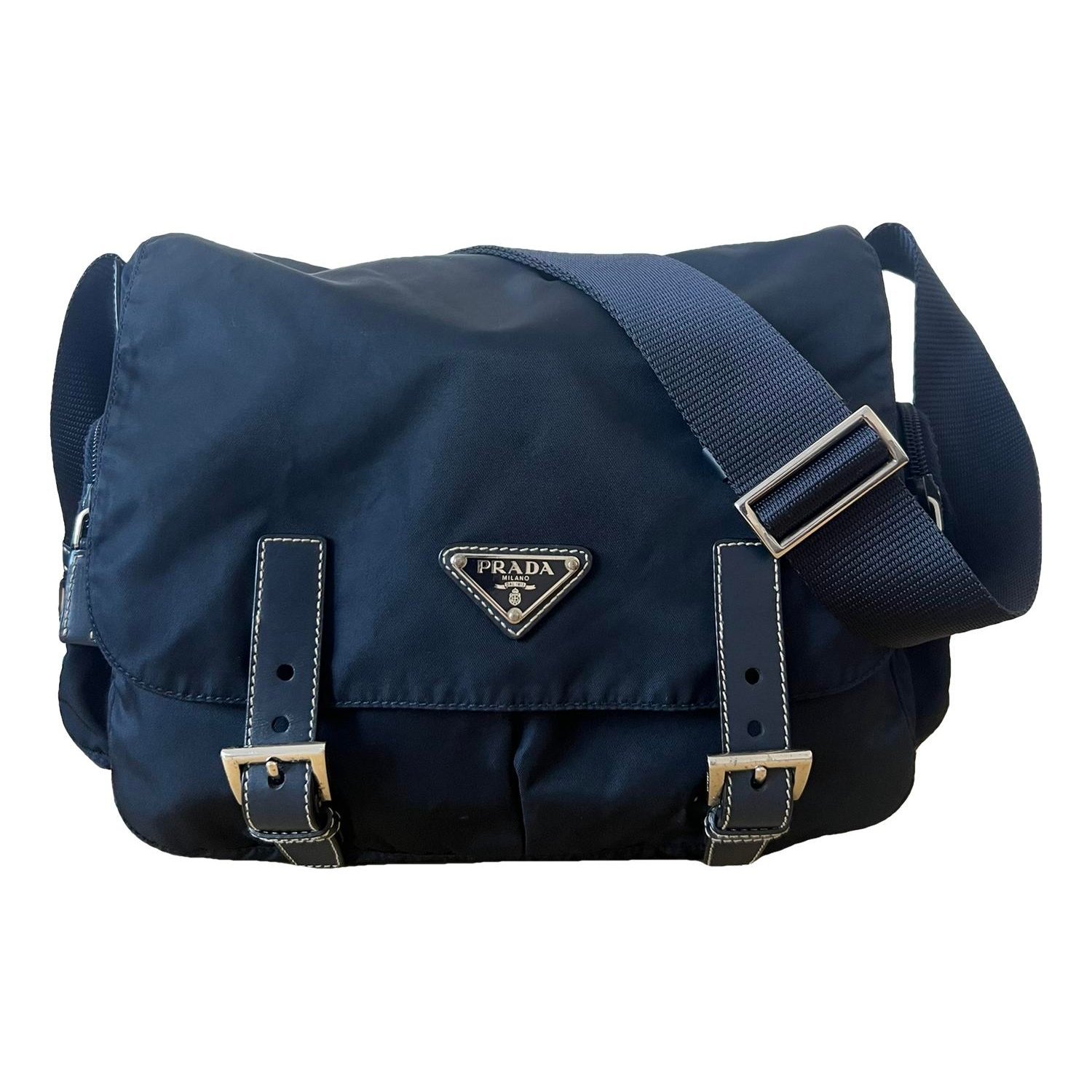 Re-Nylon cloth crossbody bag