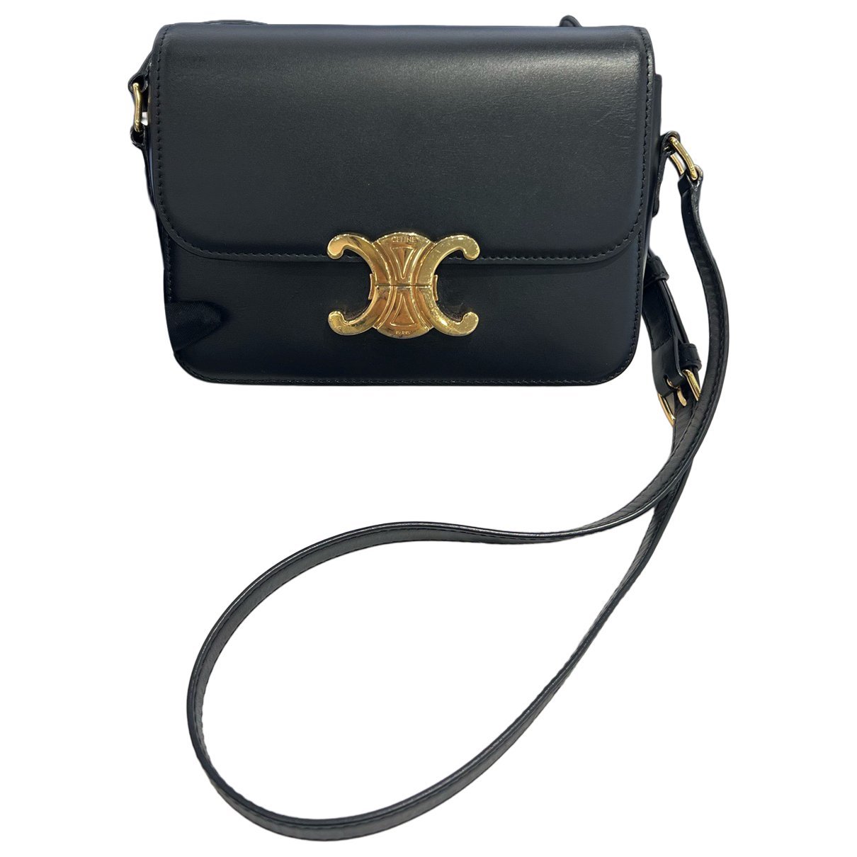 Triomphe leather handbag