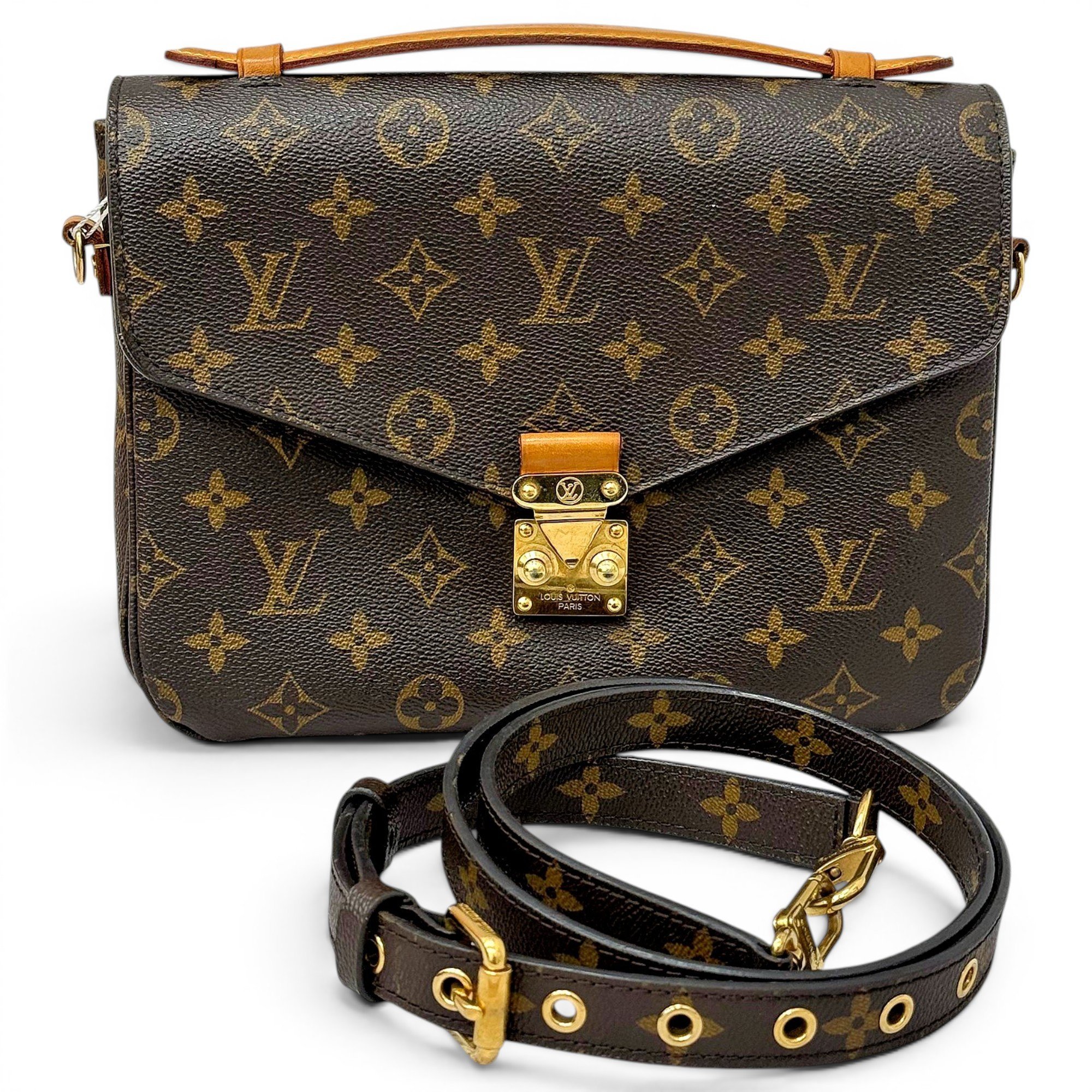 Metis leather handbag