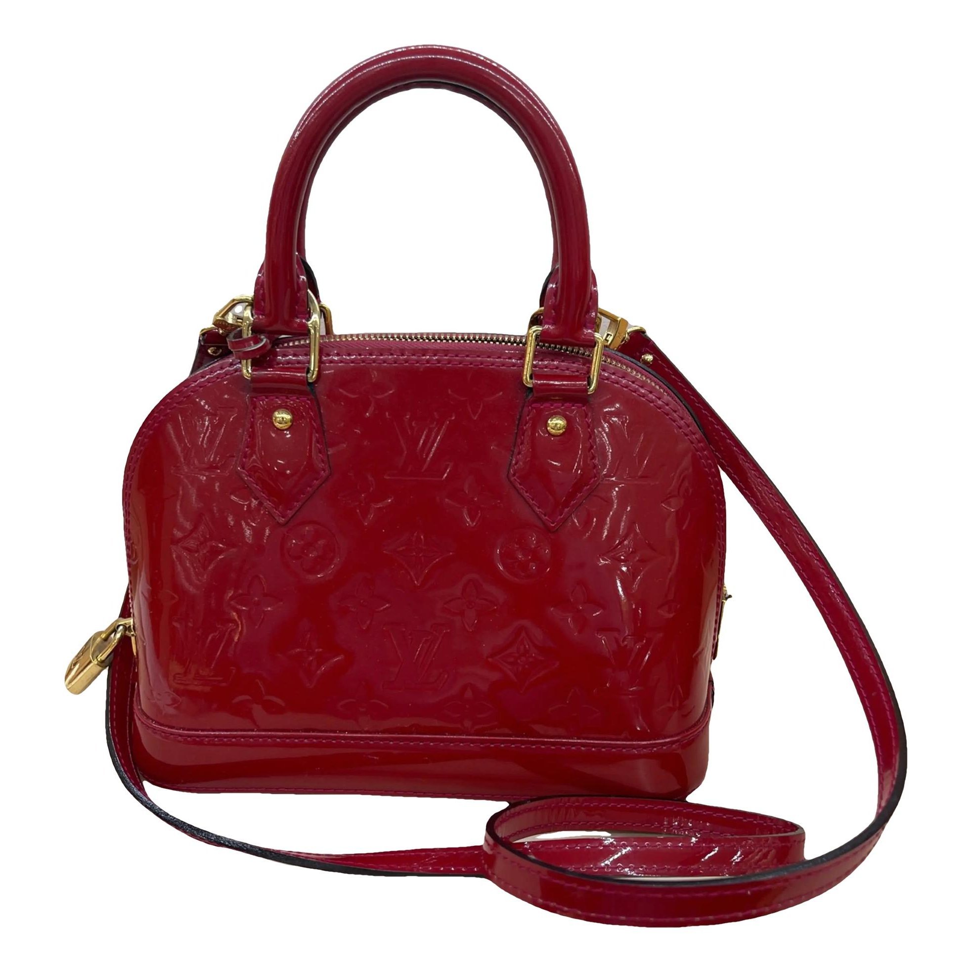 Alma BB patent leather handbag