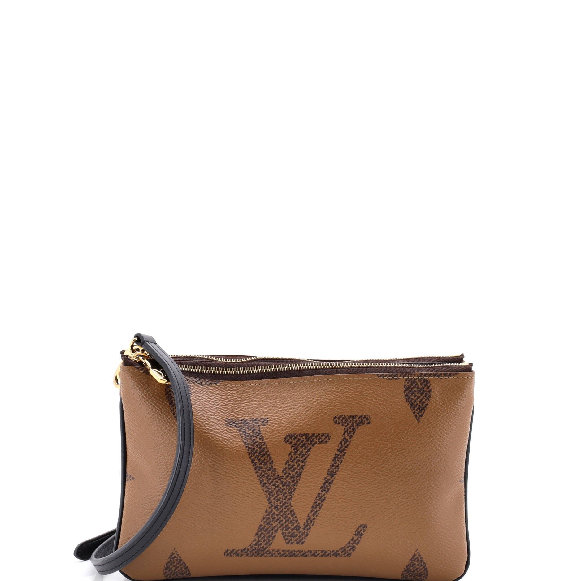 Double Zip Pochette Reverse Monogram Giant