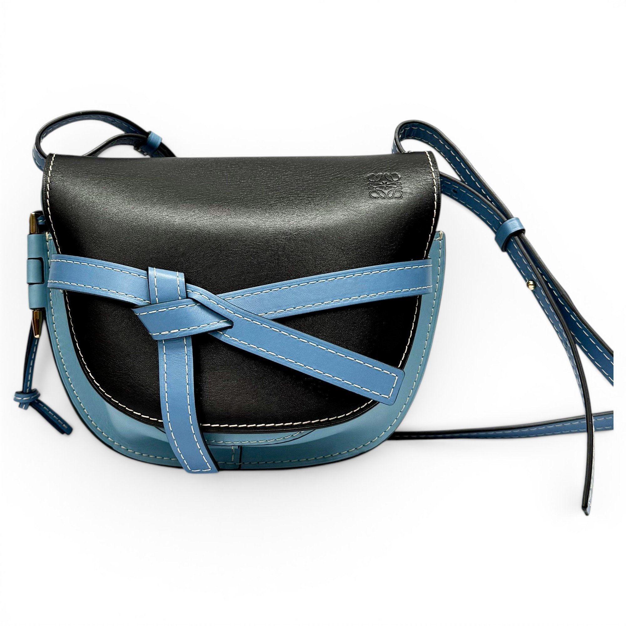 Gate leather crossbody bag