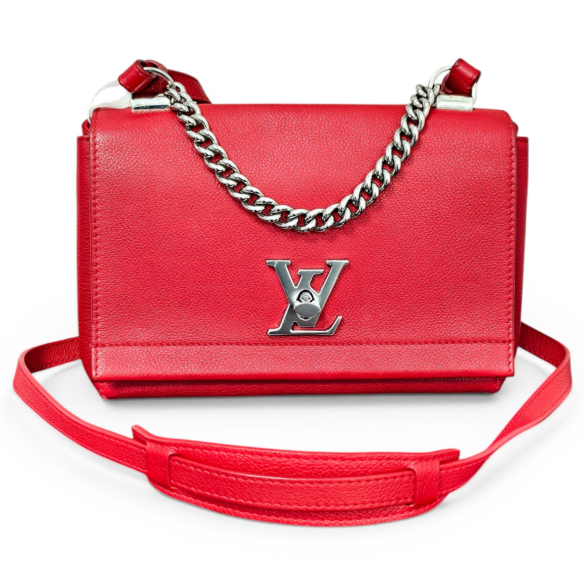 Lockme leather crossbody bag