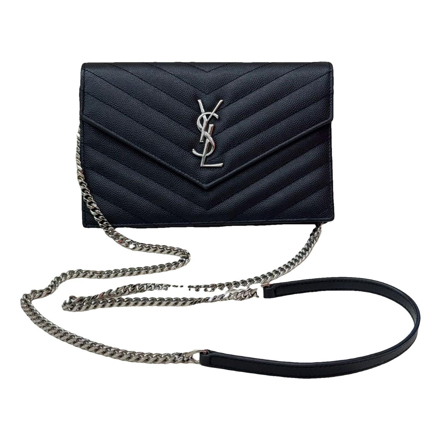 Portefeuille enveloppe leather handbag