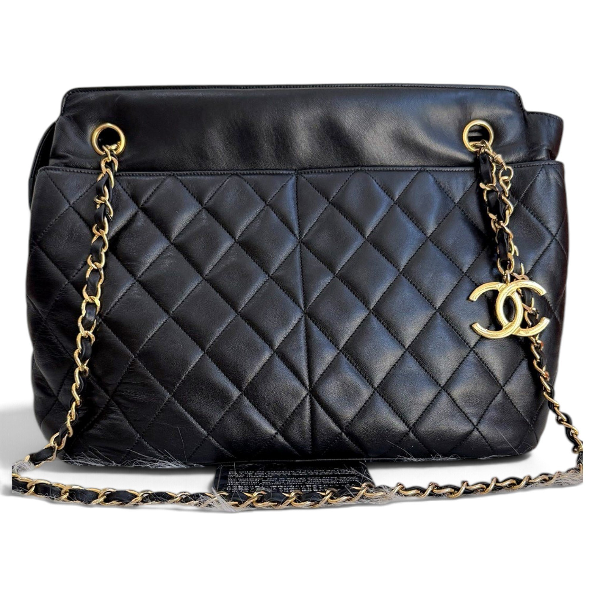 Leather tote