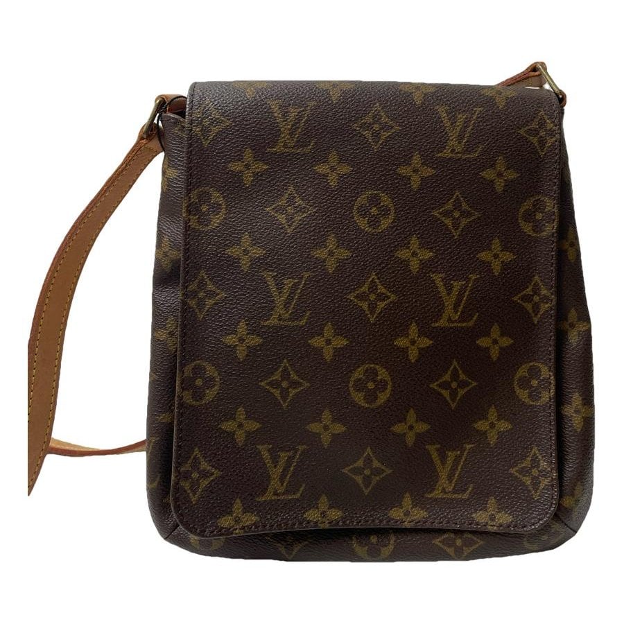 Musette leather crossbody bag