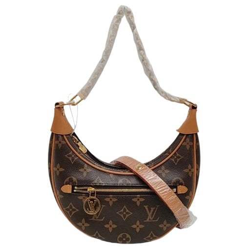 Loop leather crossbody bag