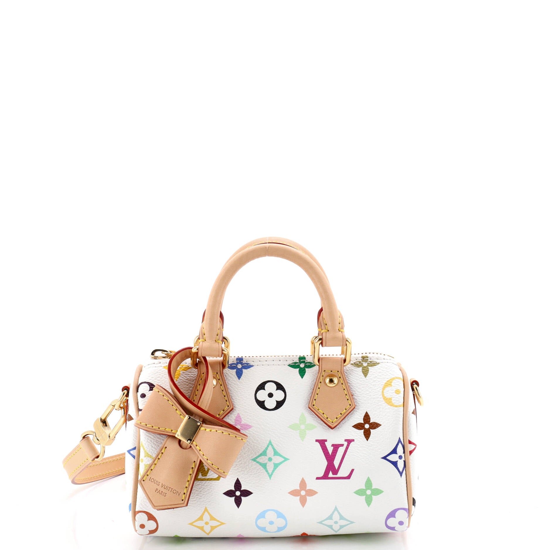 x Takashi Murakami Speedy Bandouliere NM Bag Monogram Multicolor Nano