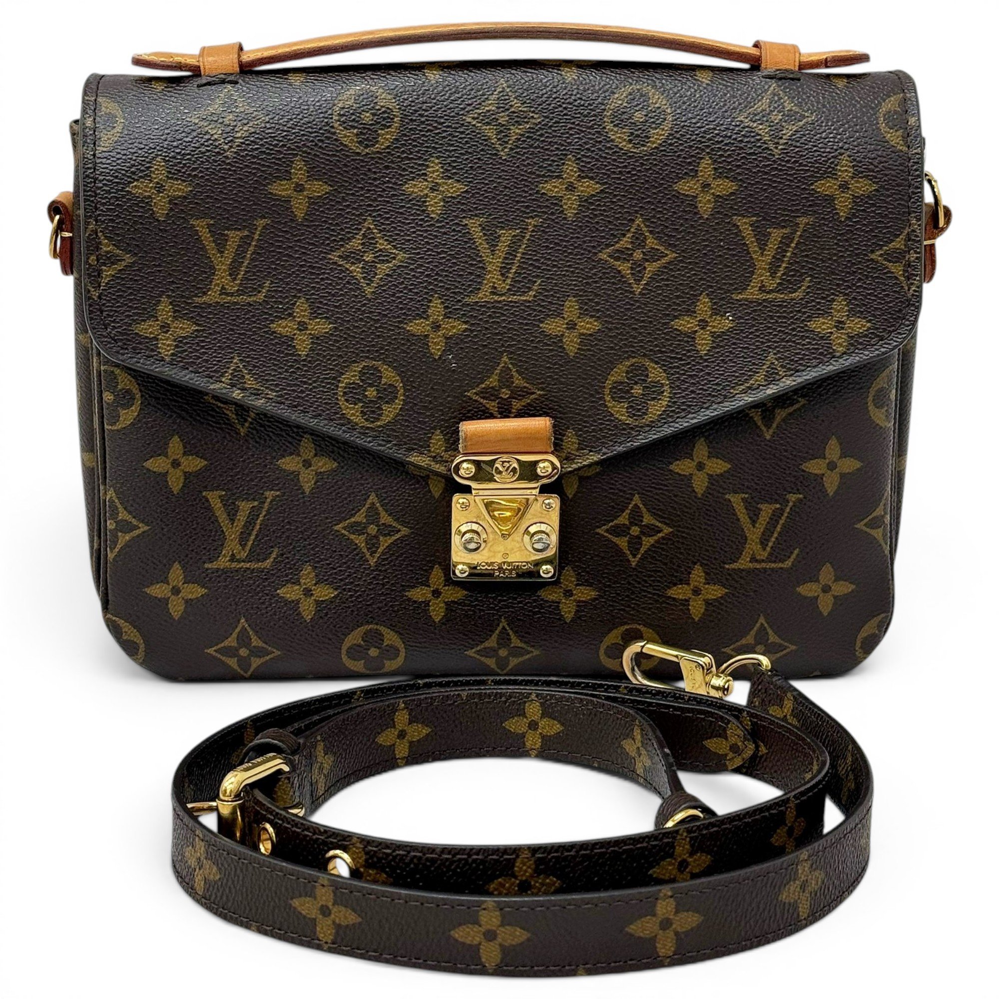 Metis leather handbag
