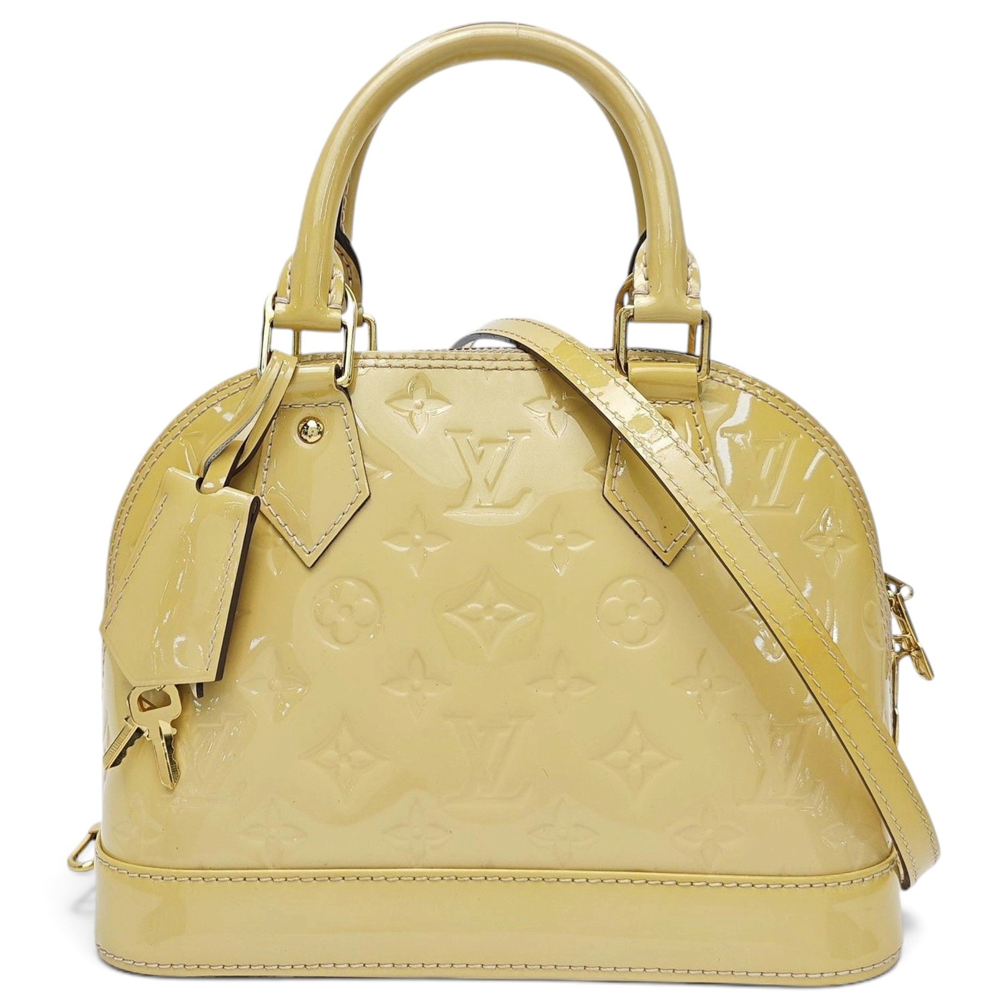 Alma patent leather handbag