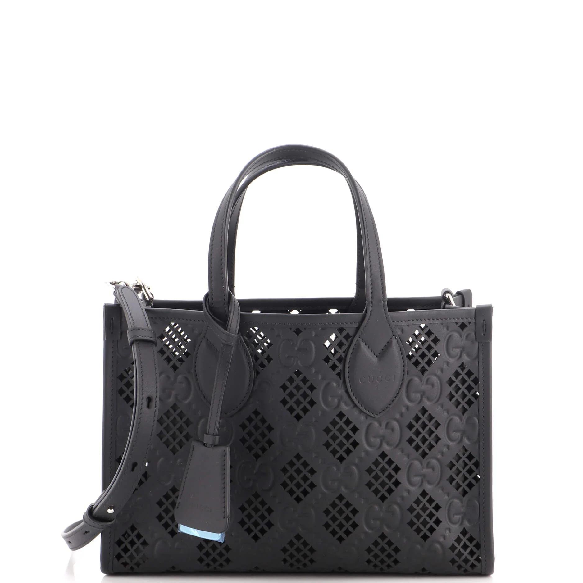Leather tote