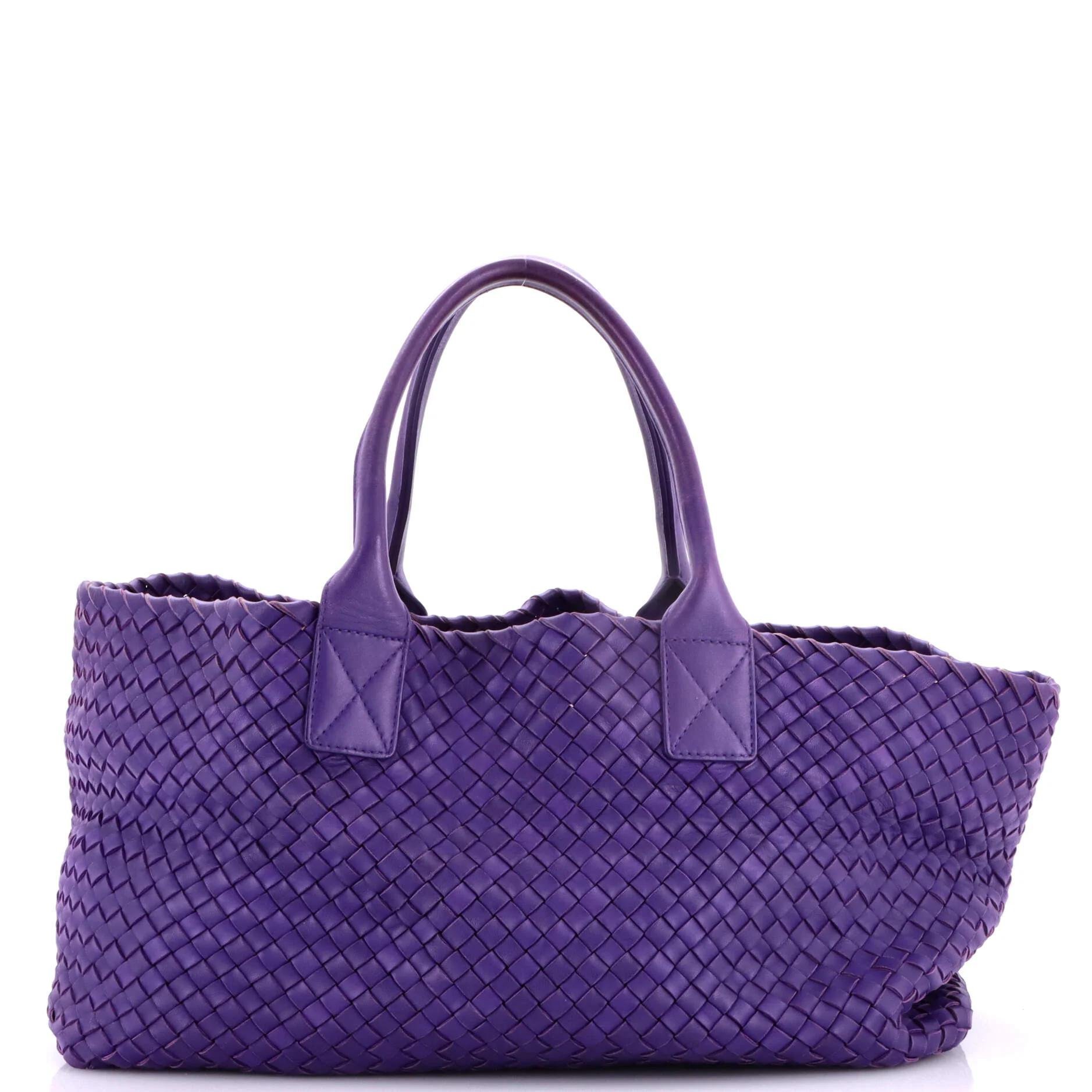 Leather tote