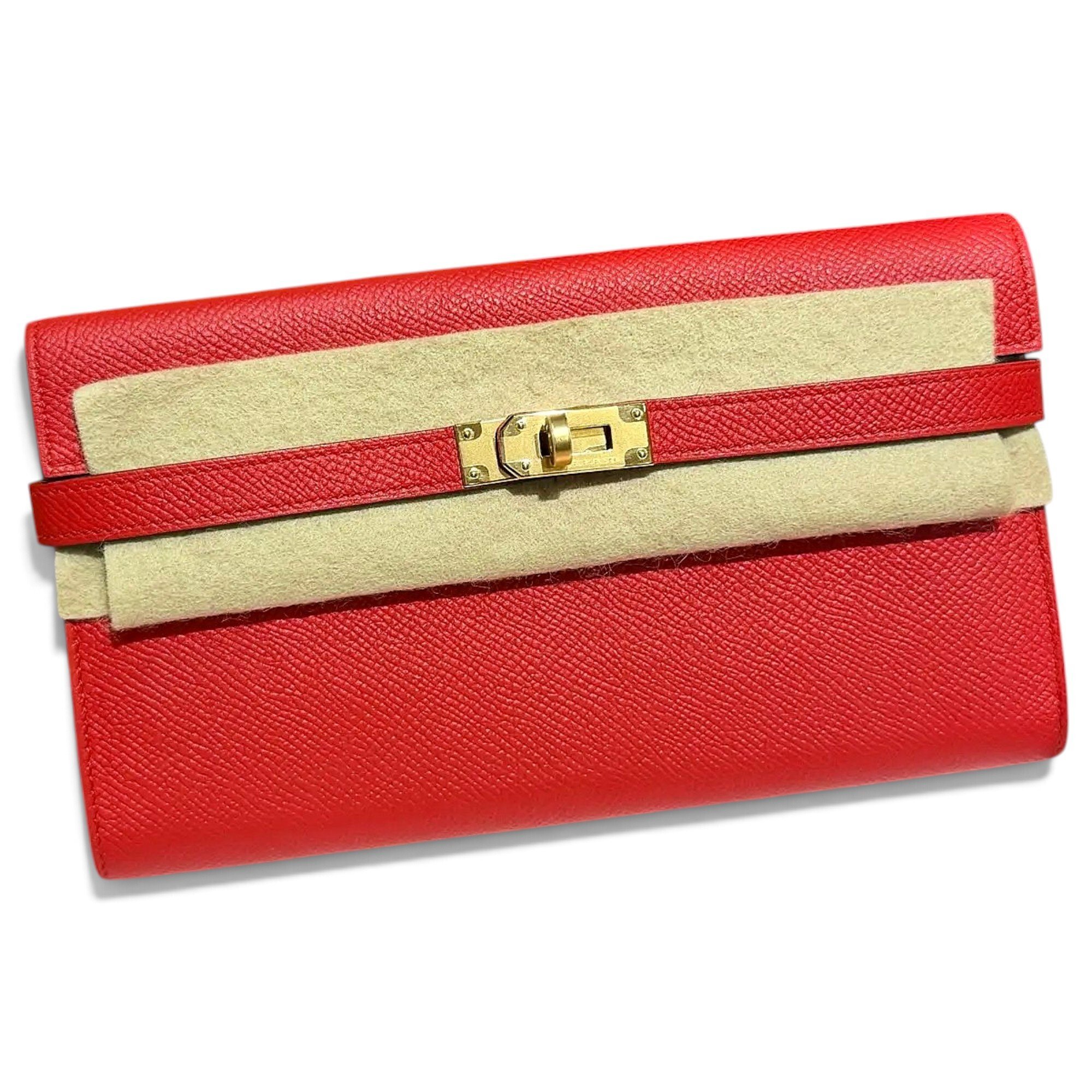 Hermes Kelly Handbag Orange