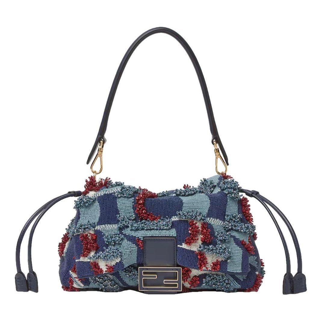 Baguette leather handbag