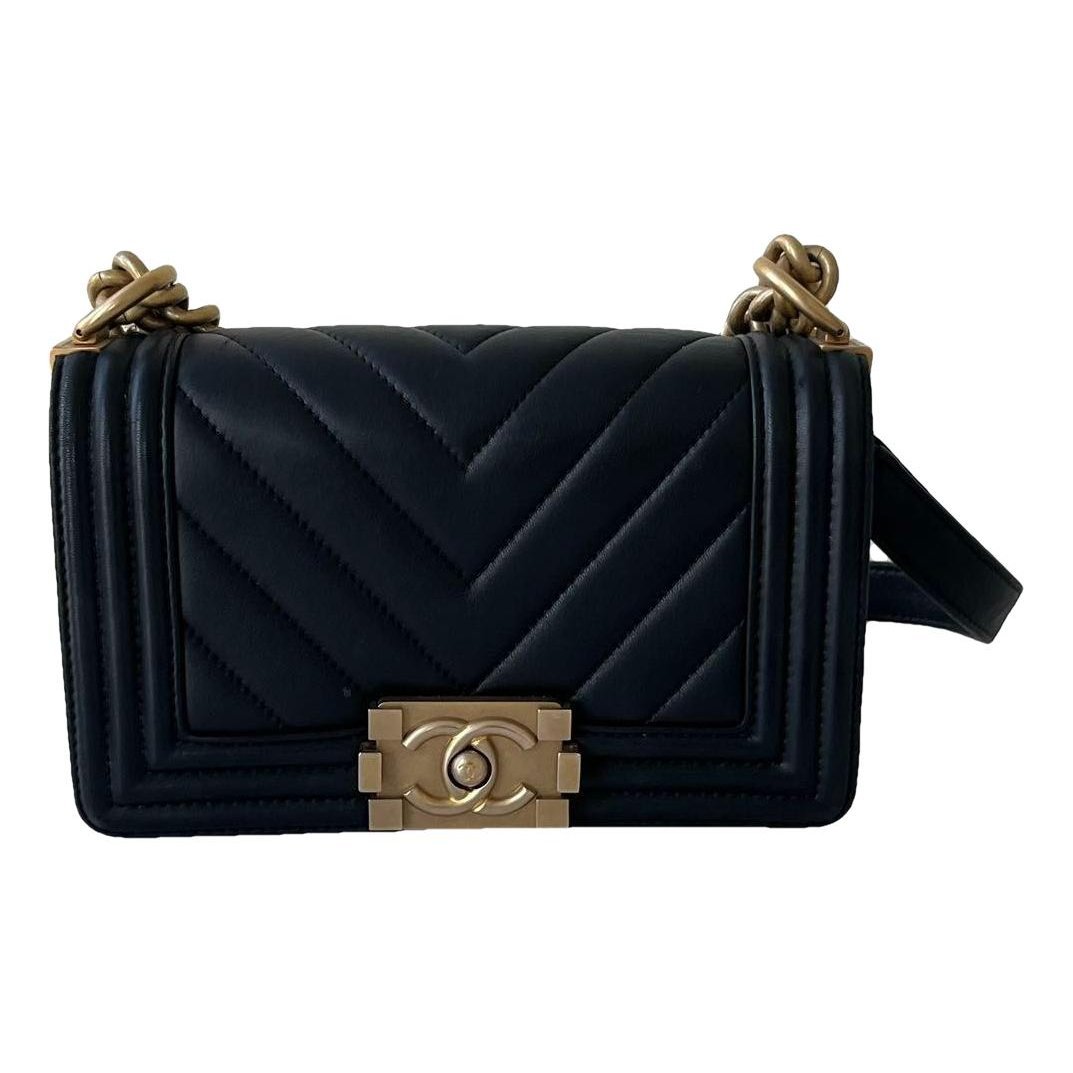Boy leather crossbody bag