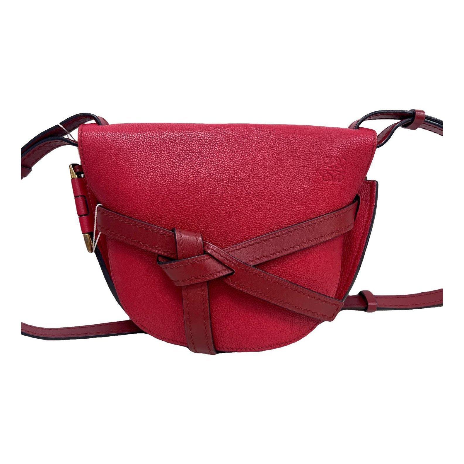 Gate leather crossbody bag