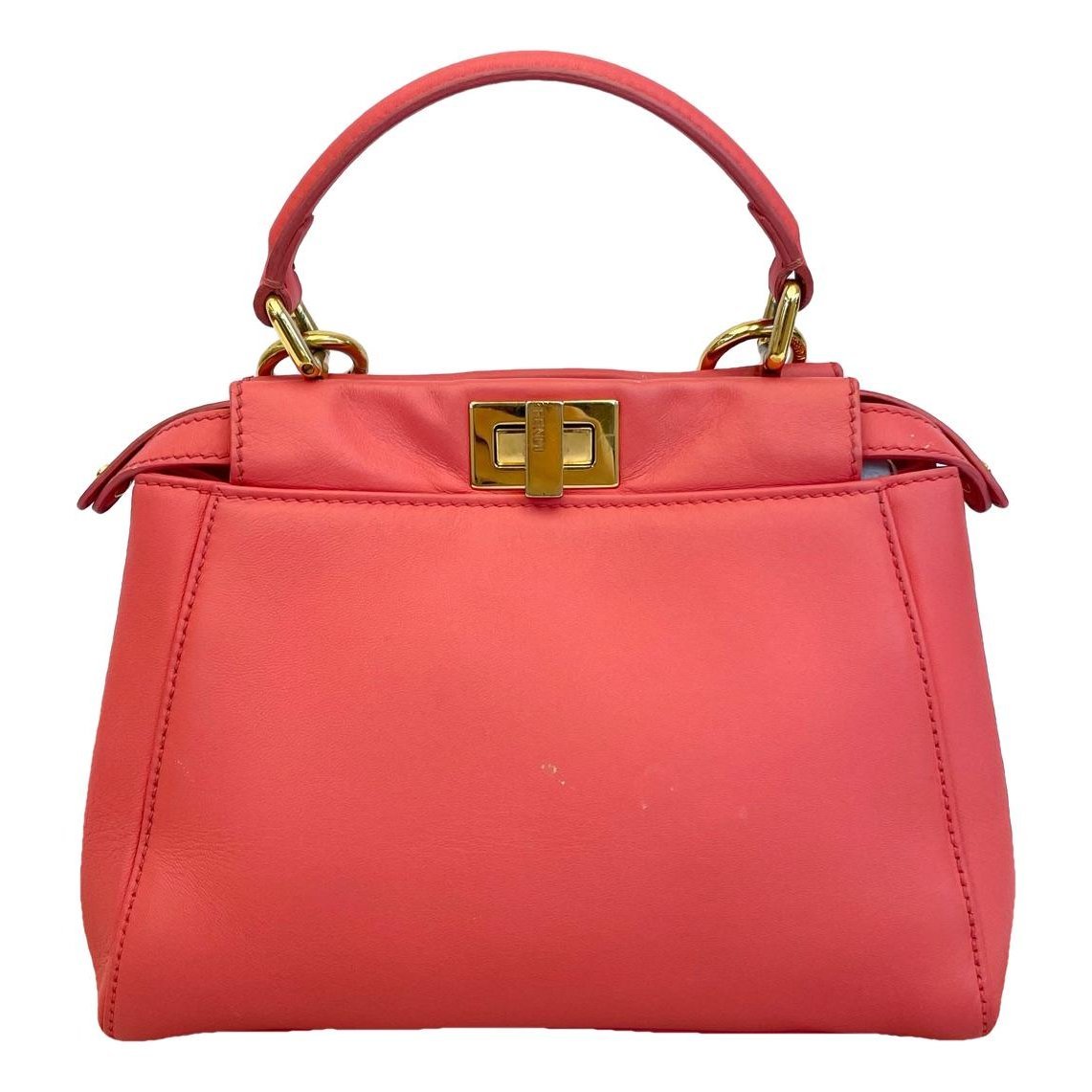 Peekaboo leather handbag