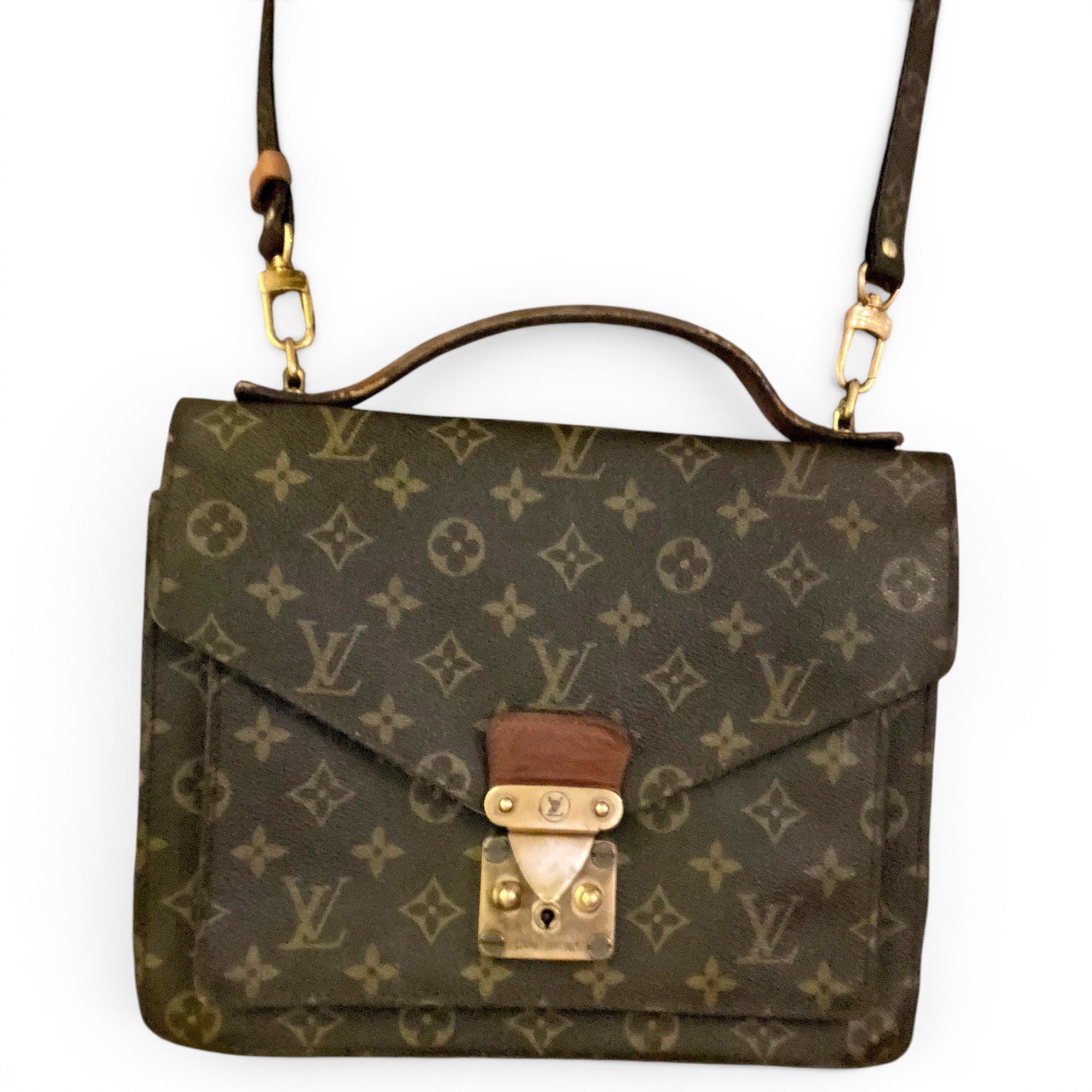 Leather handbag