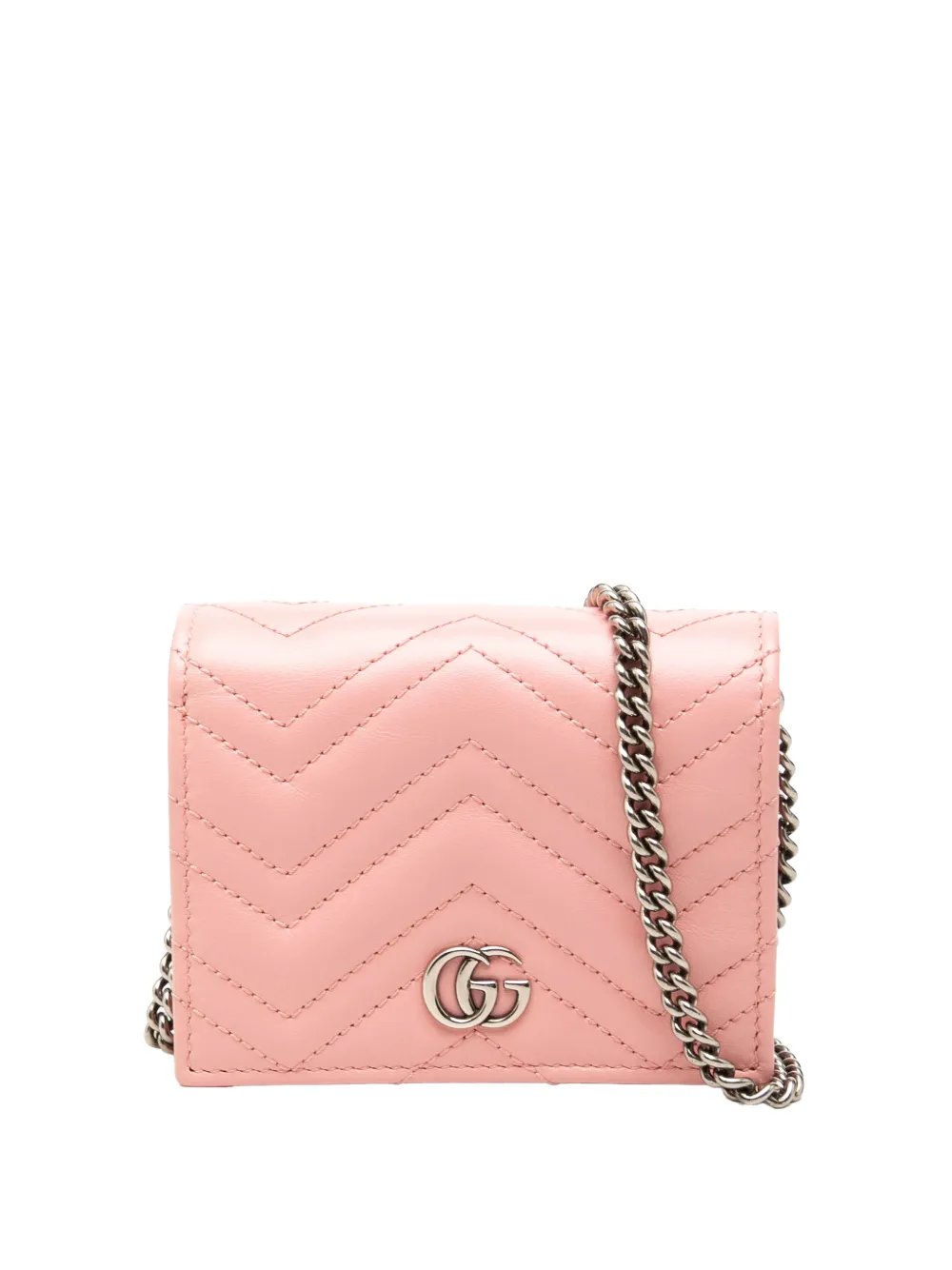 2000-2015 Mini GG Marmont Matelasse Calfskin Wallet On Chain crossbody bag