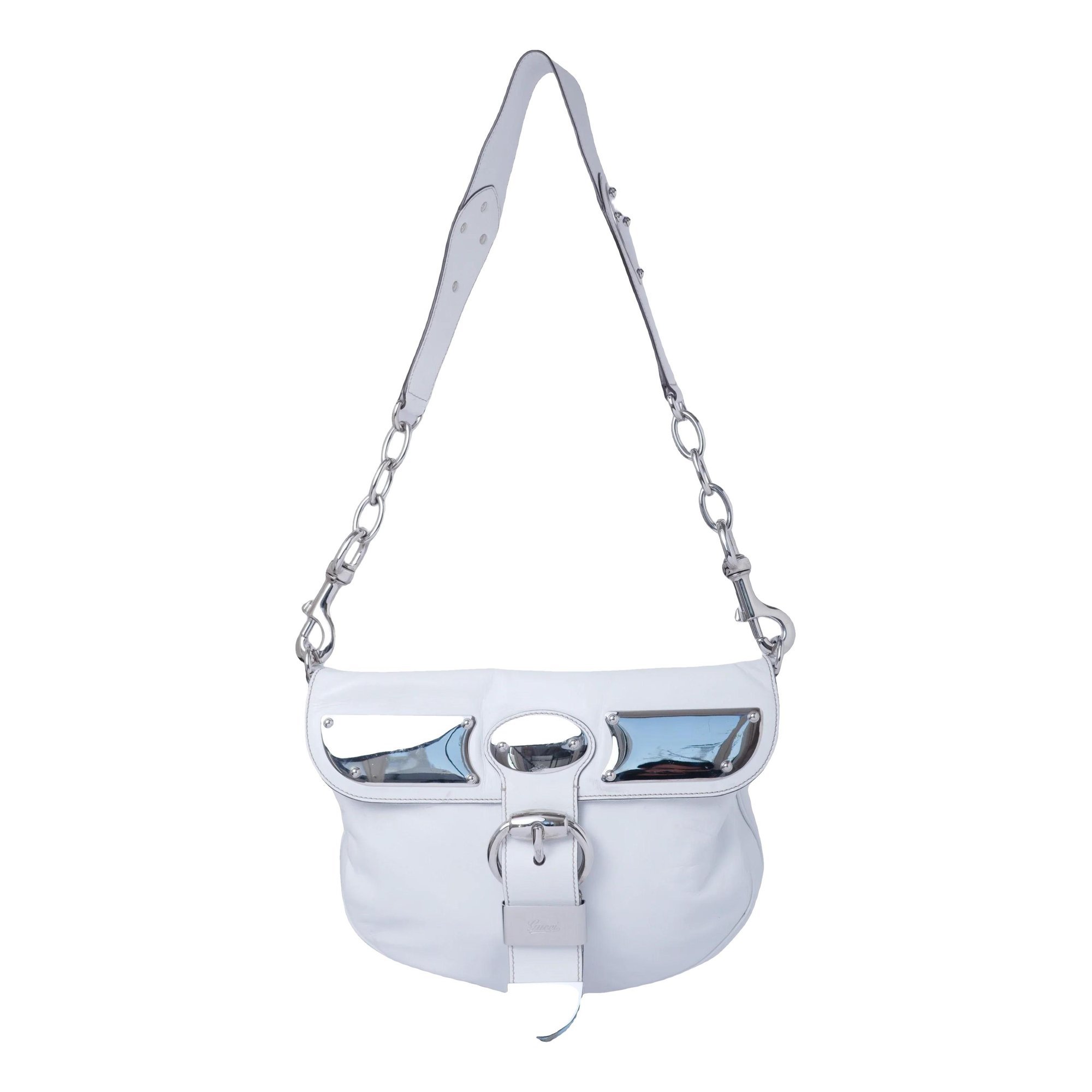 Gucci B leather handbag